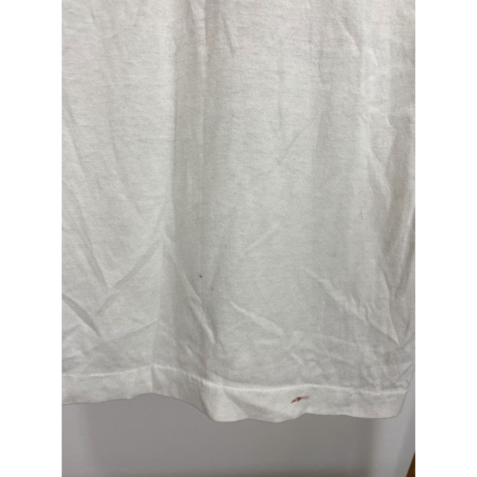 Vintage VTG 80s Slazenger American Athlete Runner Marathon Burn Out Paper Thin T-Shirt M White Short Sleeve Mens Size US M / EU 48-50 / 2 - 8 Thumbnail