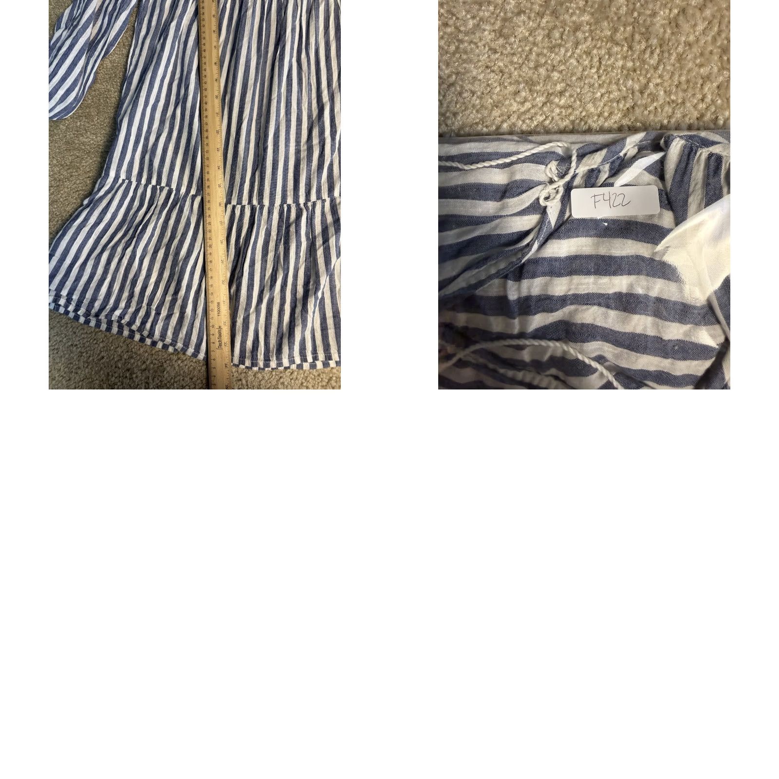 Old Navy Old Navy Womens Nautical Striped Midi Swing Shirt Dress Size S F422 Size S / US 4 / IT 40 - 9 Thumbnail
