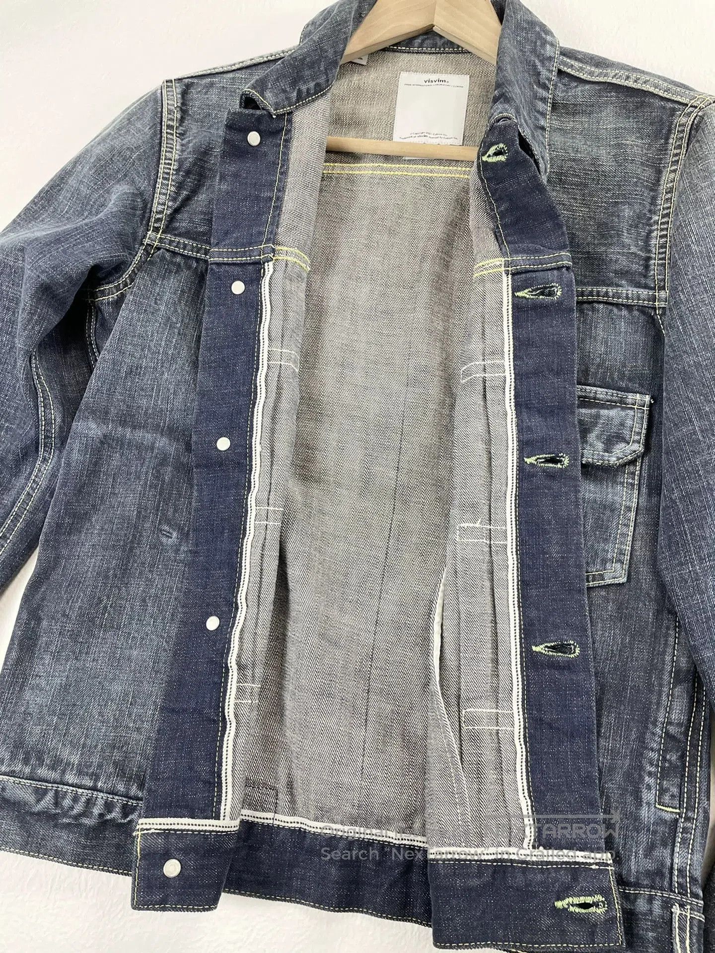 Visvim visvim damaged denim jacket in natural dye. Size US M / EU 48-50 / 2 - 4 Thumbnail
