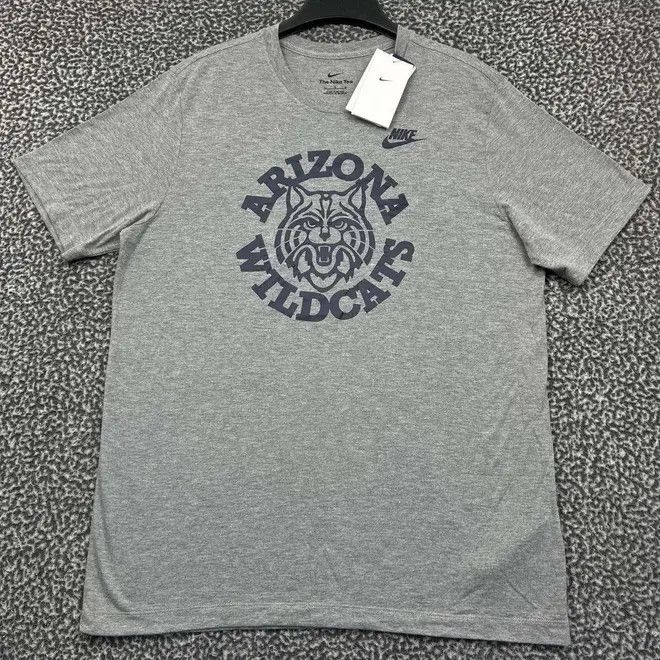 Nike Nike Shirt Men Gray Arizona Wildcats NCAA Crew Neck New L Size US L / EU 52-54 / 3 - 1 Thumbnail