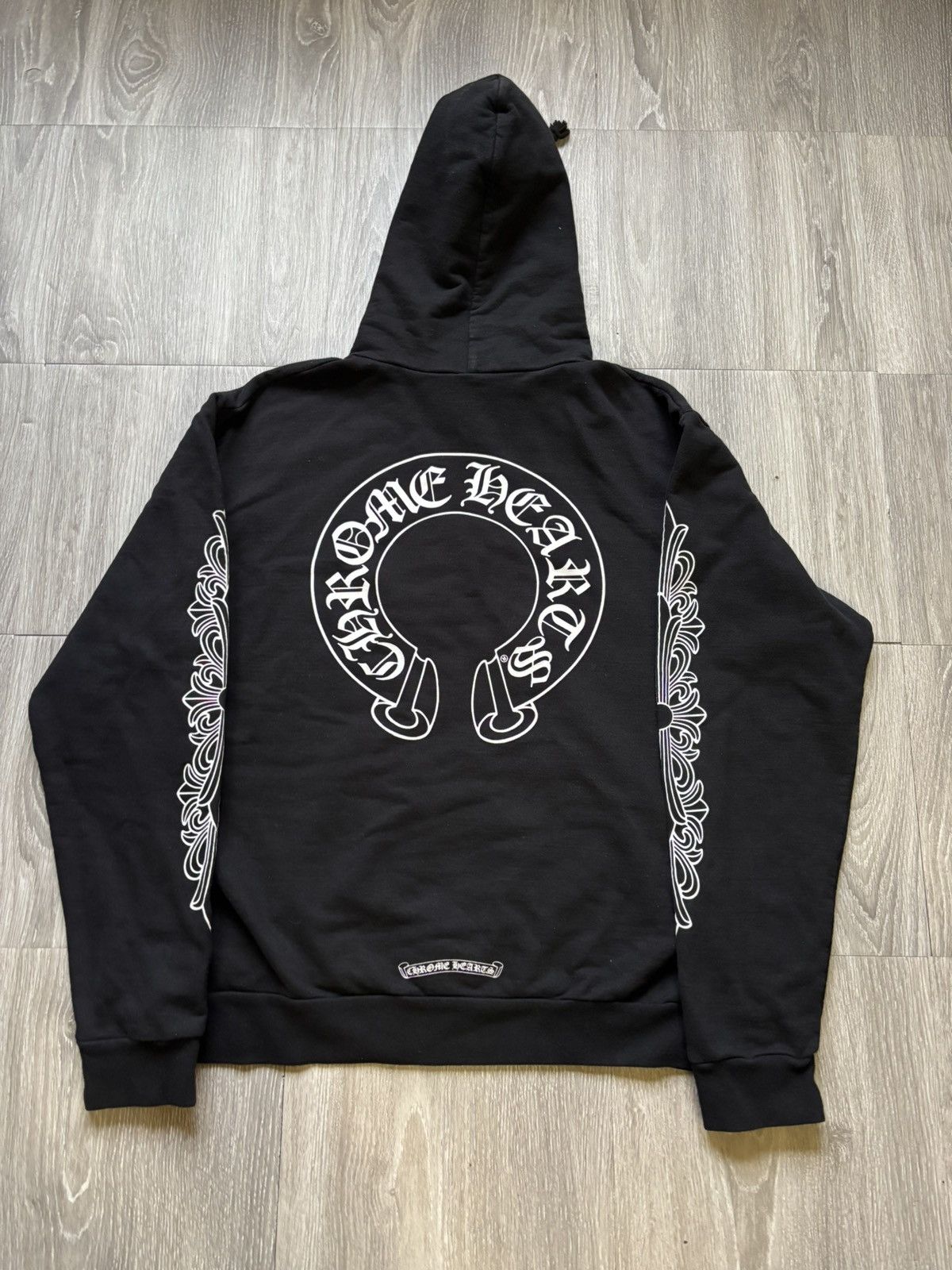 Chrome Hearts Chrome Hearts Floral Black Pullover Hoodie Size US L / EU 52-54 / 3 - 5 Thumbnail