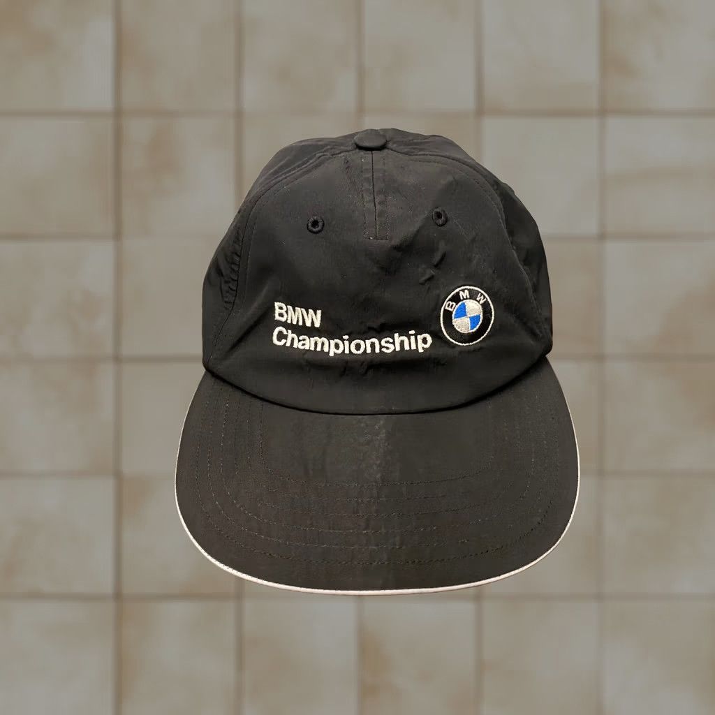 Adidas Adidas BMW Championship logo Black White Polyester Ball Cap Golf Hat Adult One Size Cap Black Adidas Logo Golf Hat Size ONE SIZE - 1 Thumbnail
