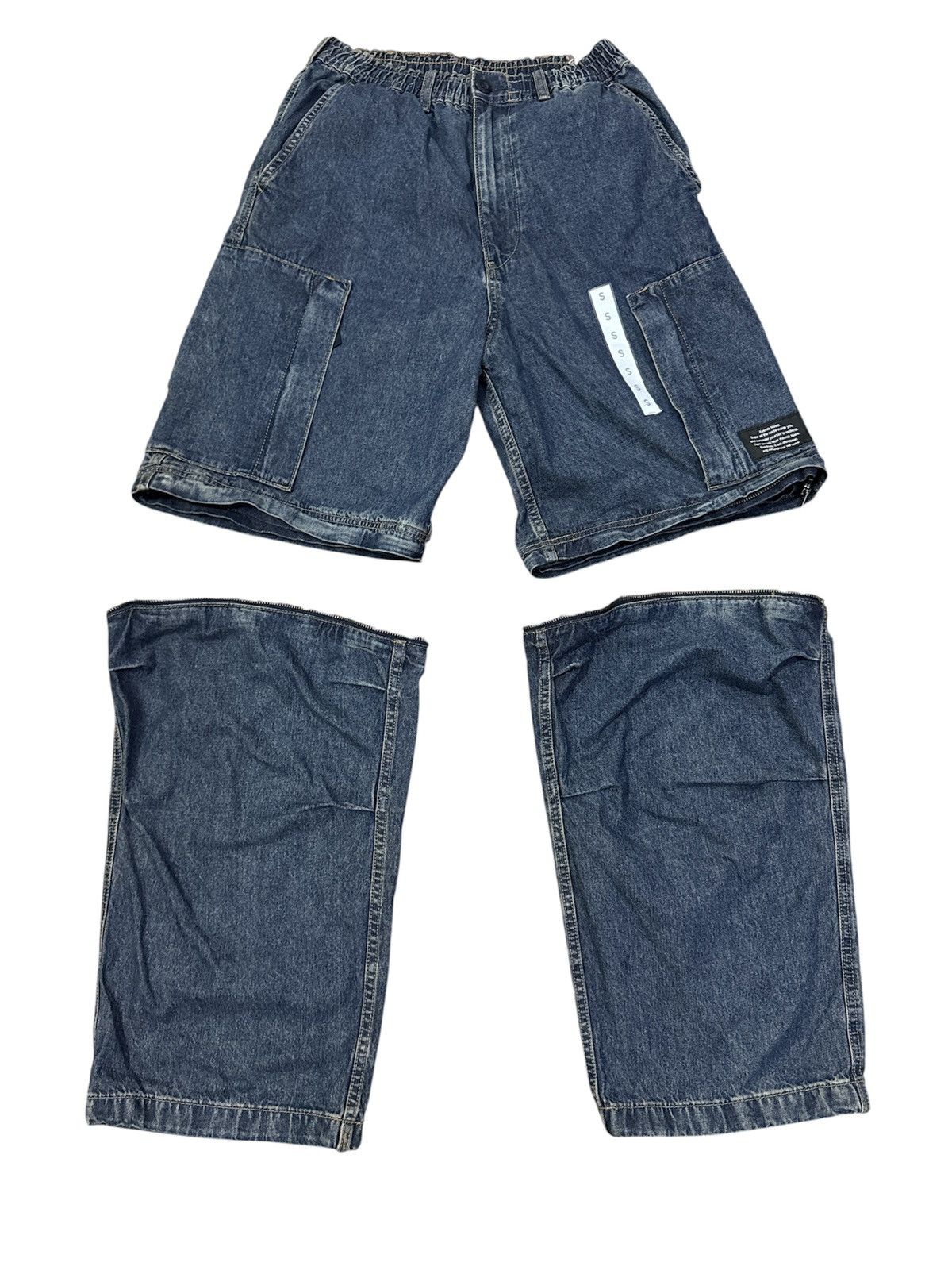 GU × Undercover Gu x Undercover denim Wide Cargo Baggy pants Size US 30 / EU 46 - 6 Thumbnail