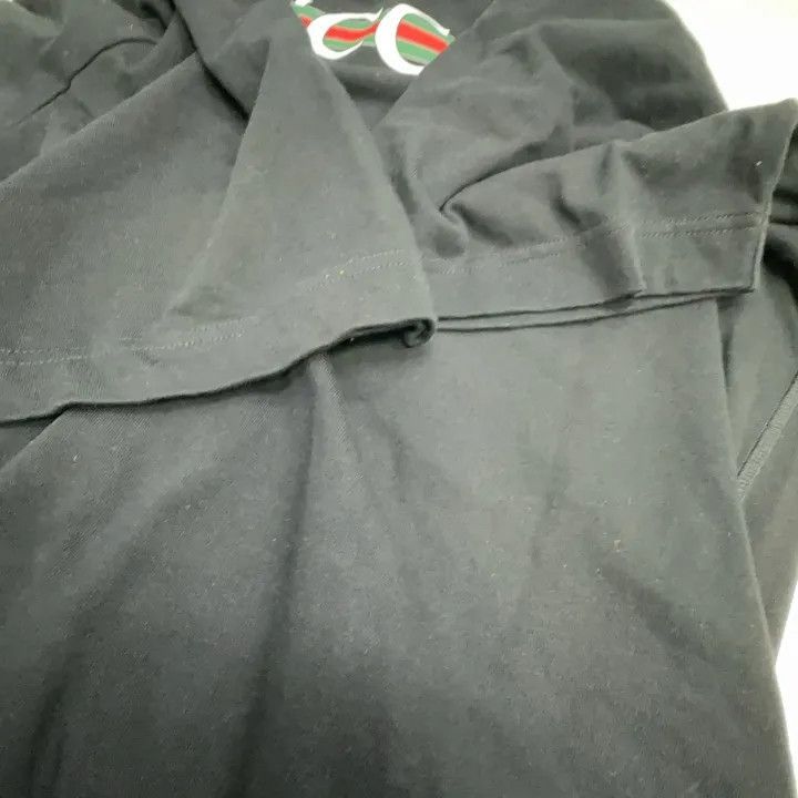 Gucci Gucci Gucci Logo Relaxed Fit Black T-Shirt -2506 Size US L / EU 52-54 / 3 - 8 Thumbnail