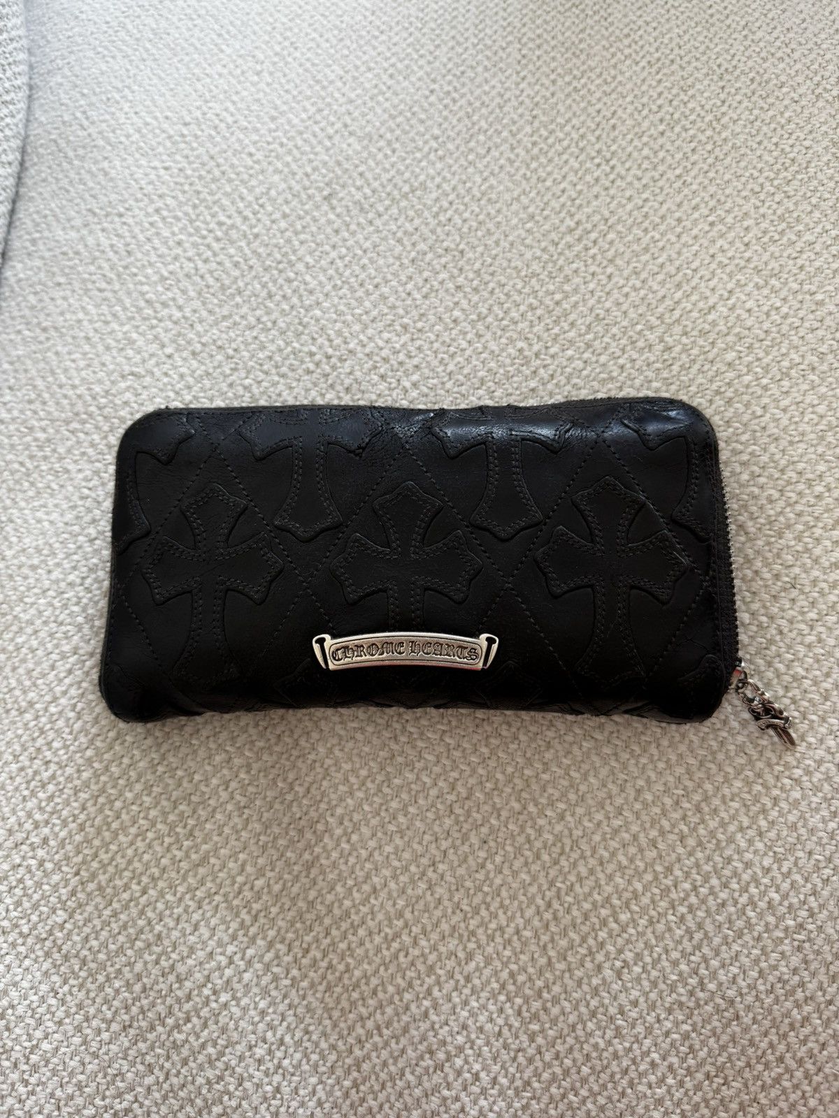 Chrome Hearts Chrome Hearts Cemetery Cross Quilted Wallet Size ONE SIZE - 1 Thumbnail