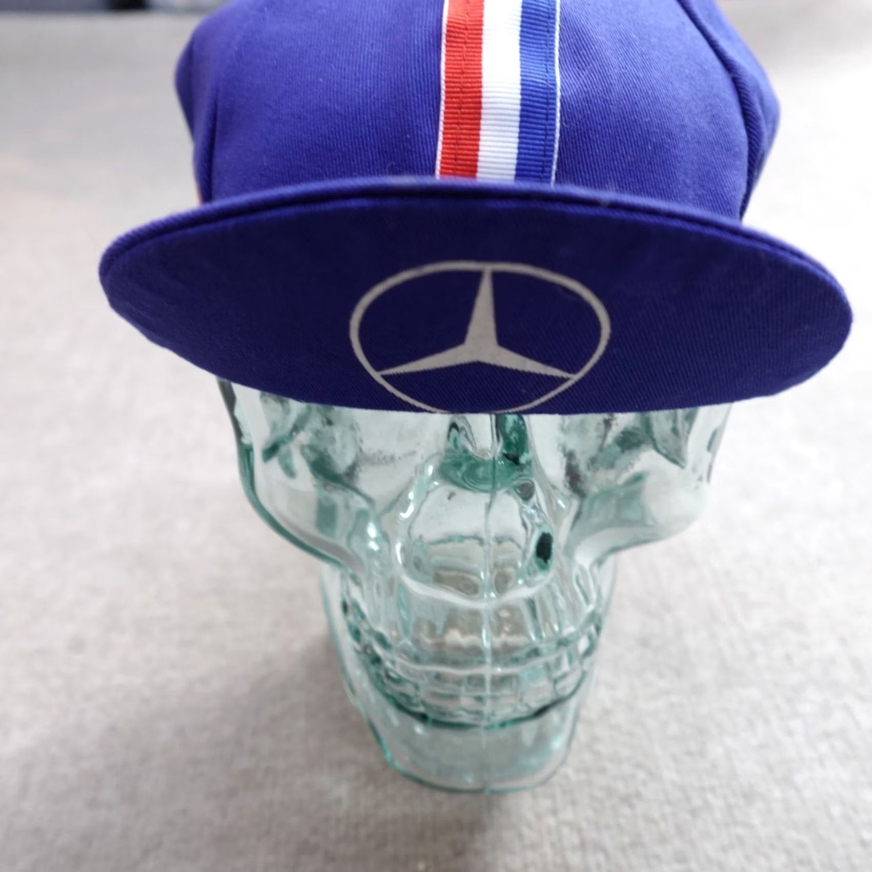 Vintage VINTAGE American Vintage New York City Marathon Short Brim Hat Blue 1989 Made in USA NEW Baseball Cap Men One Size Size US 35 - 4 Thumbnail