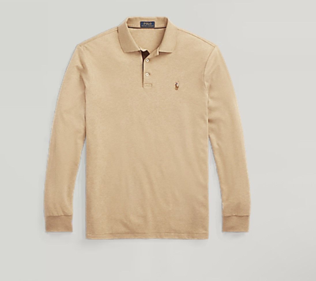 Polo Ralph Lauren Polo Ralph Lauren Classic Fit Soft Cotton Polo Shirt Camel Size US M / EU 48-50 / 2 - 1 Thumbnail