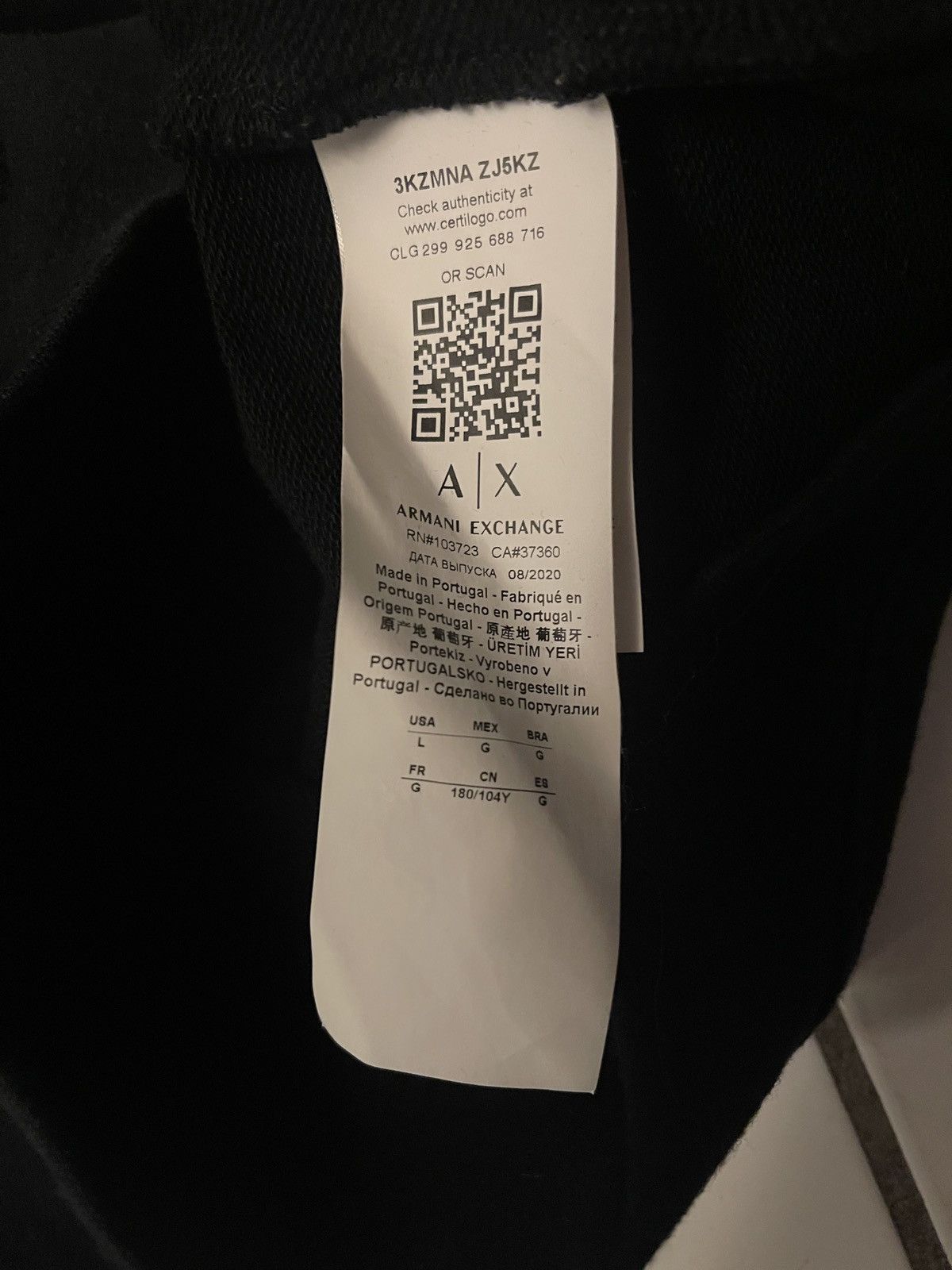 Armani Exchange Armani Exchange National Geographic Toucan Black Hoodie Size US L / EU 52-54 / 3 - 8 Thumbnail