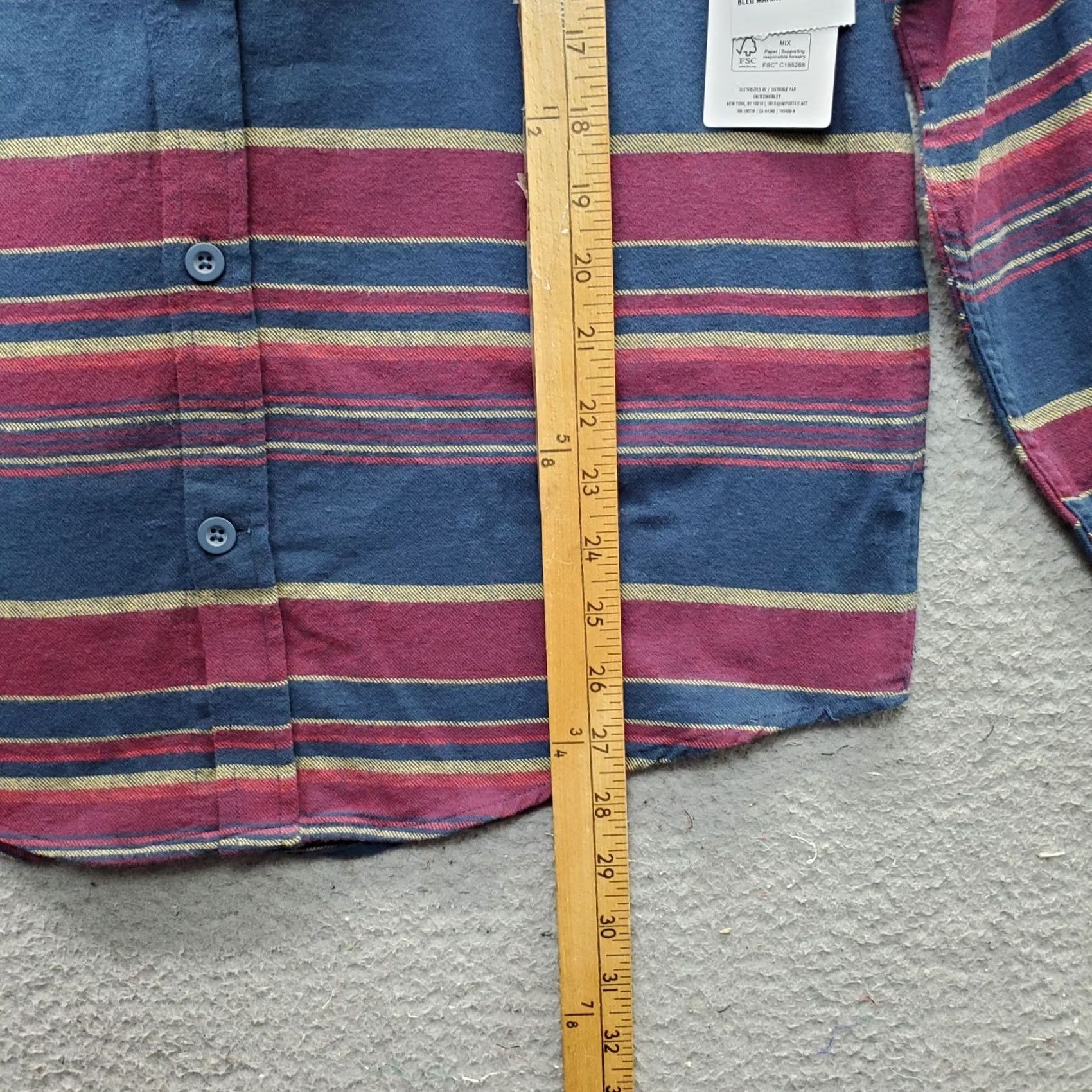Hurley Hurley Flannel Shirt Men Small Multicolor Striped Long Sleeve Collared Button-Up Size US S / EU 44-46 / 1 - 3 Thumbnail