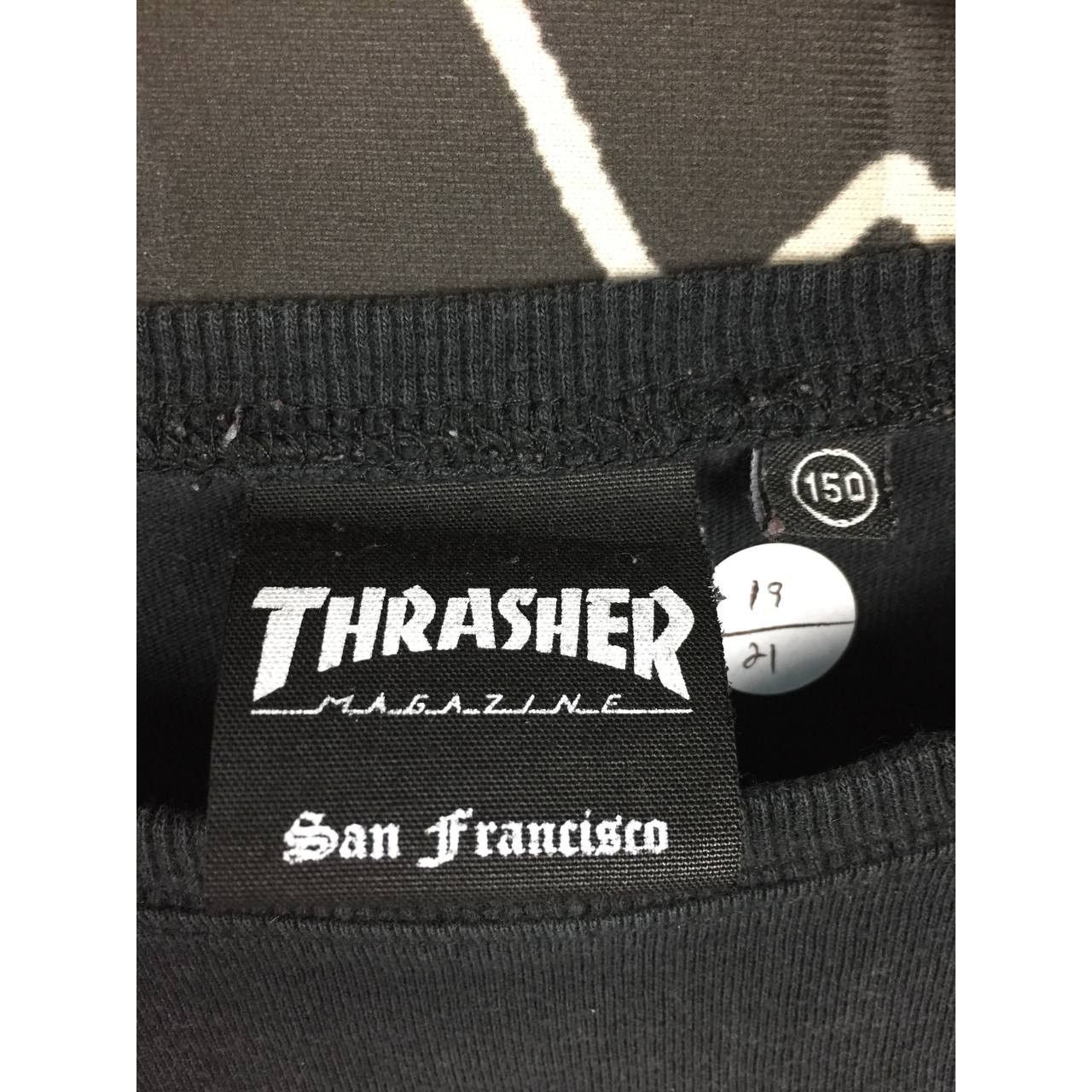 Thrasher × Vintage Thrasher Skateboard Magazine Fire Flame Skate Tee Size 150 Size US S / EU 44-46 / 1 - 6 Thumbnail