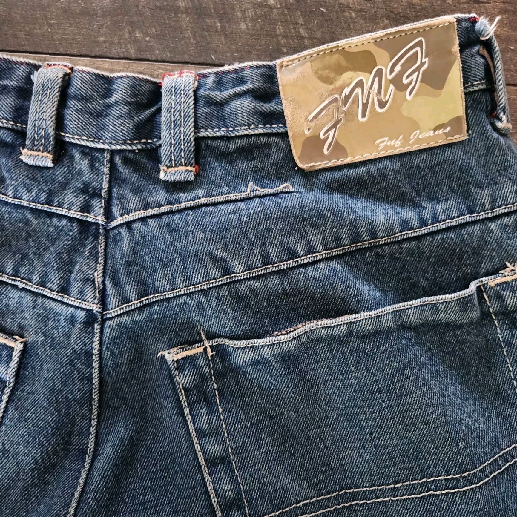 Vintage VINTAGE FNF Jeans Mens 32X32 Baggy Carpenter Wide Leg Skater Y2K Streetwear Mens Size US 32 / EU 48 - 6 Thumbnail