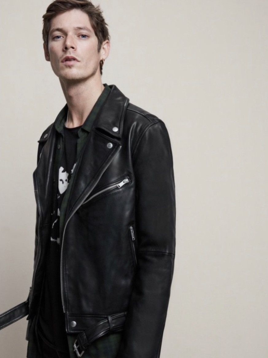 John Varvatos Bruce Biker Jacket XXL 2XL Size US XXL / EU 58 / 5 - 3 Thumbnail