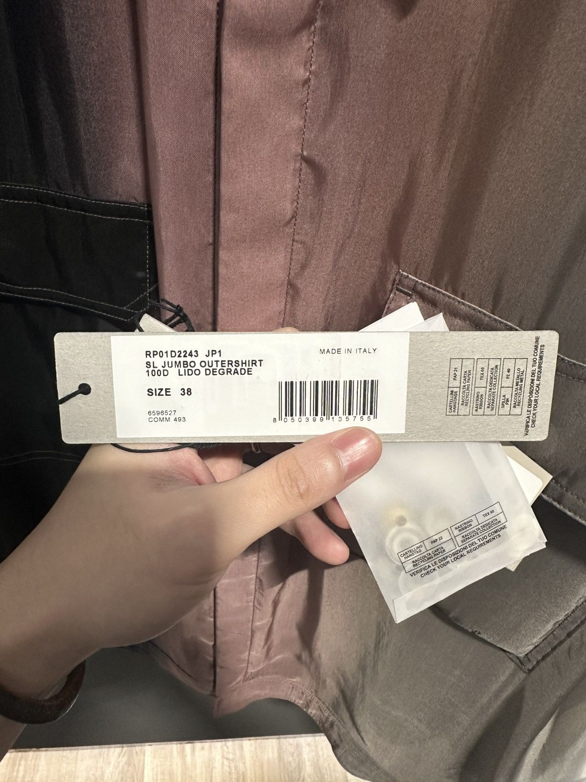 Rick Owens Rick Owens RP SL jumbo Outershirt Size S / US 4 / IT 40 - 5 Thumbnail