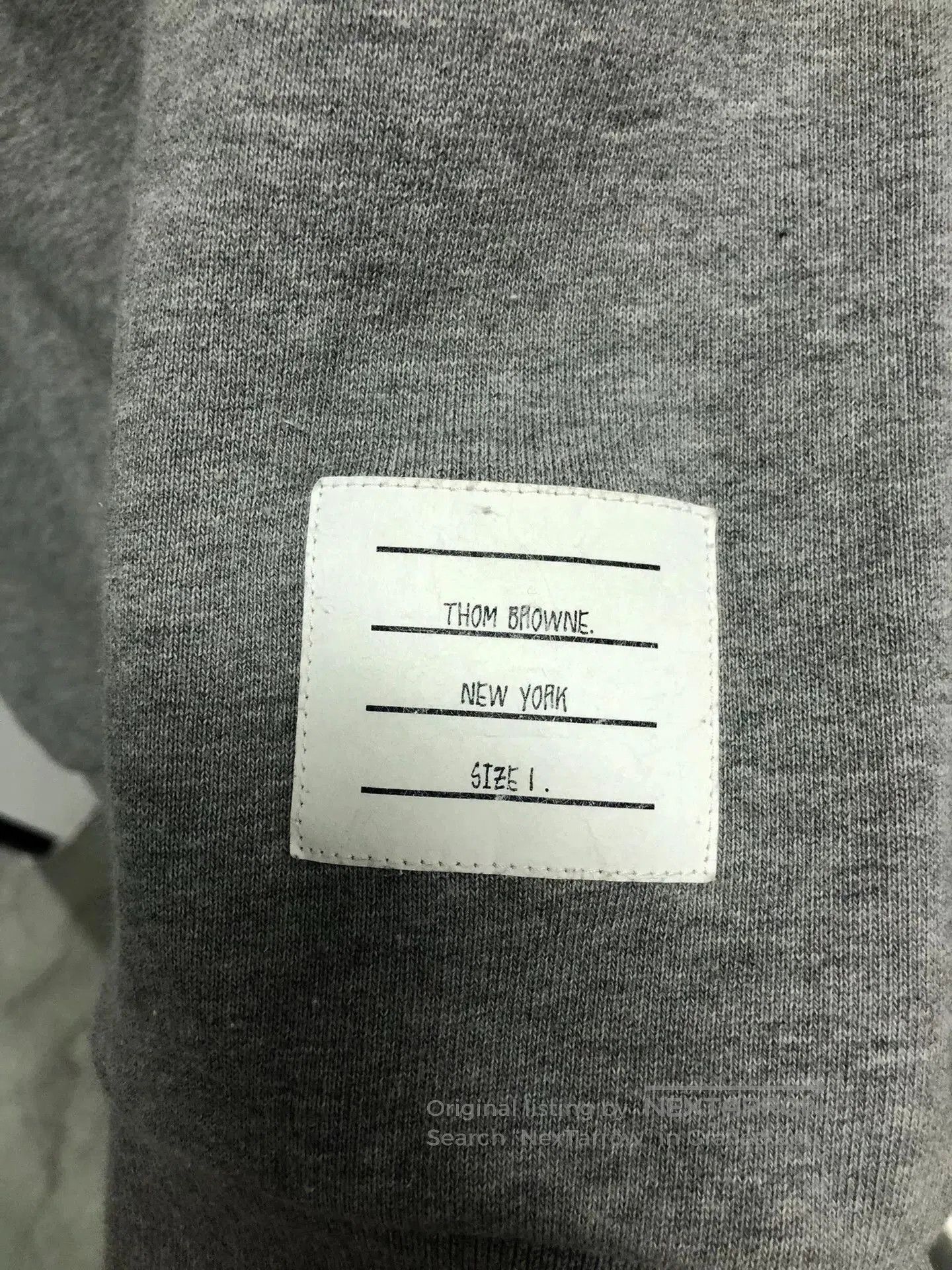 Thom Browne Thom Browne Gray Long Sleeve Pullover Sweatshirt. Size US S / EU 44-46 / 1 - 4 Thumbnail