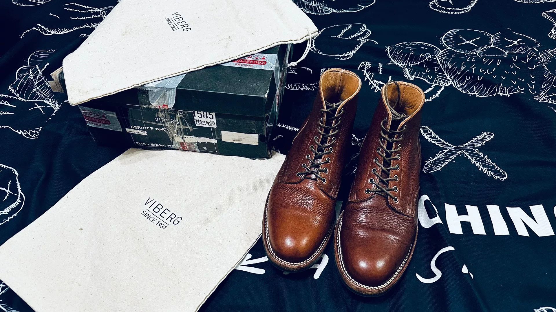 Viberg Viberg 2030 Brown Horsehide Boots Size US 8 / EU 41 - 1 Thumbnail
