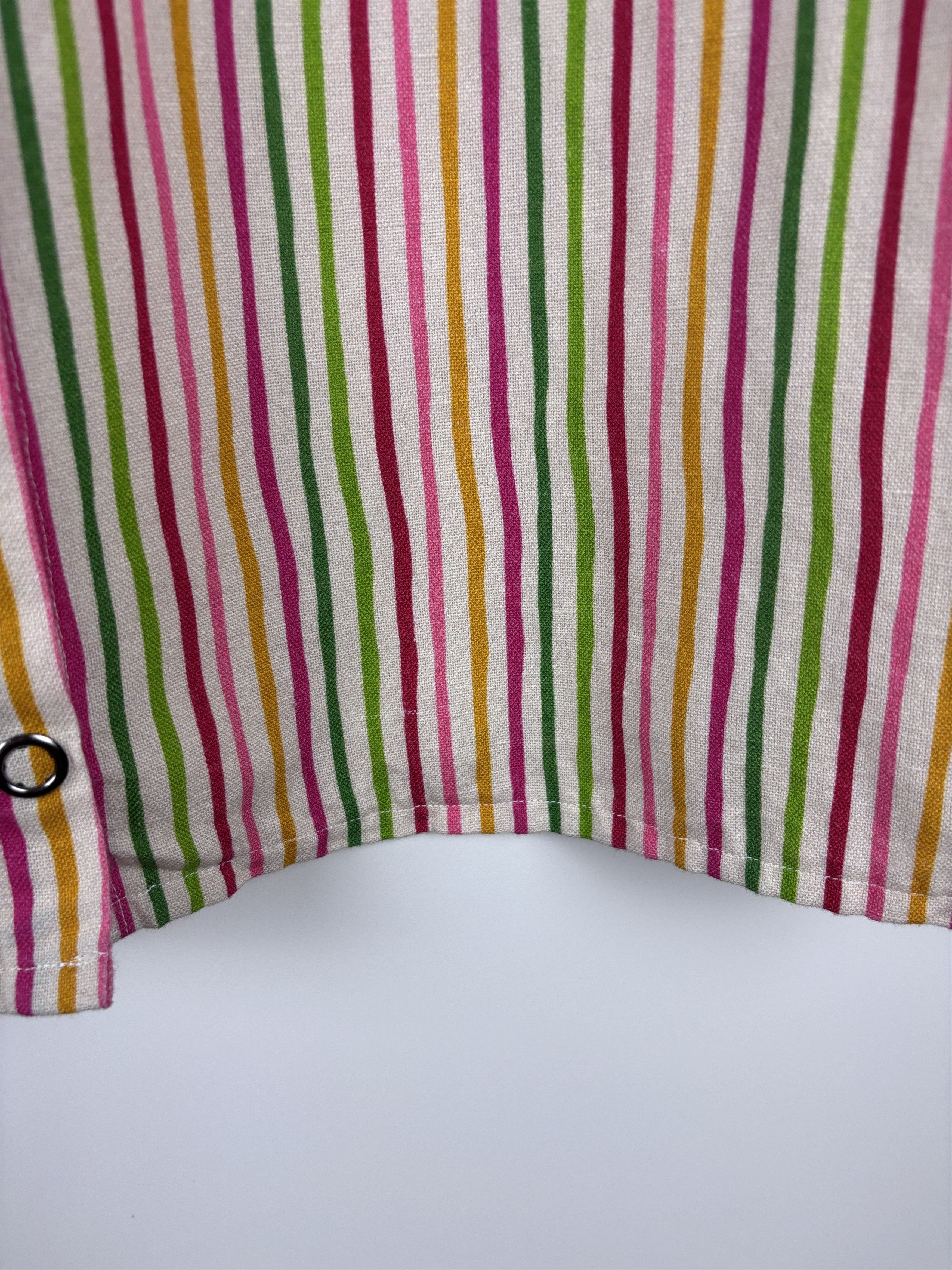 Designer Gudrun Sjoden Colorful Striped Blazer Linen Jacket Size S Size S / US 4 / IT 40 - 5 Thumbnail
