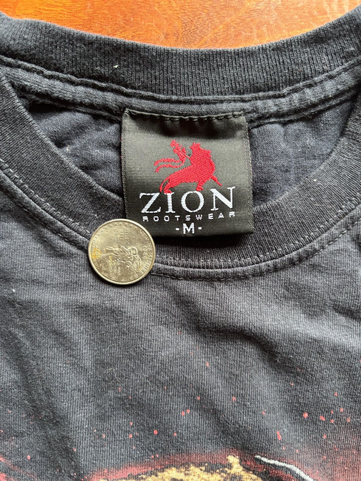 Zion Rootswear M - Bob Marley & The Wailers Zion Tee 2010 Size US M / EU 48-50 / 2 - 3 Thumbnail
