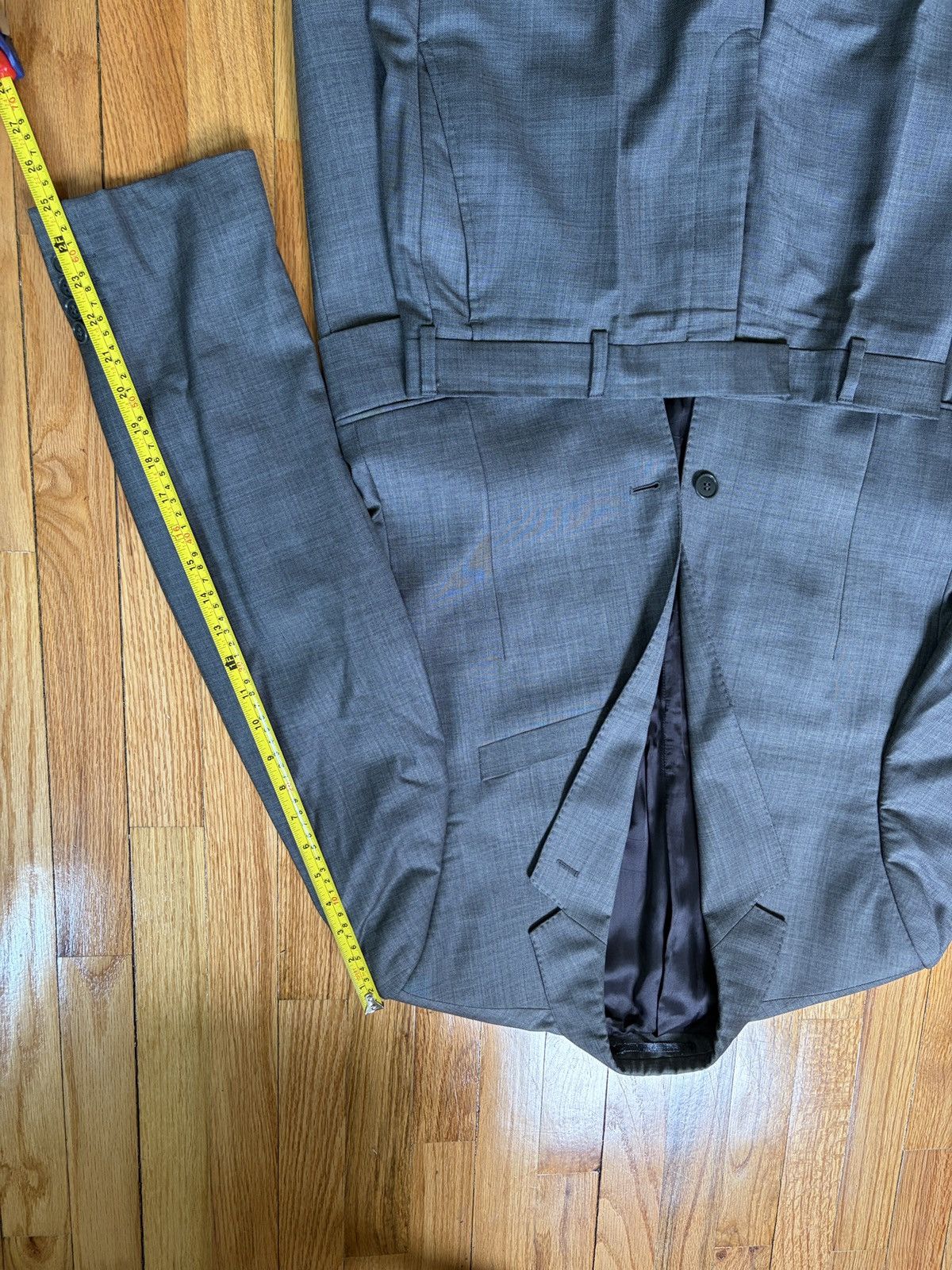 Ermenegildo Zegna VTG Zegna Gray Wool Suit Size 42R - 2 Thumbnail