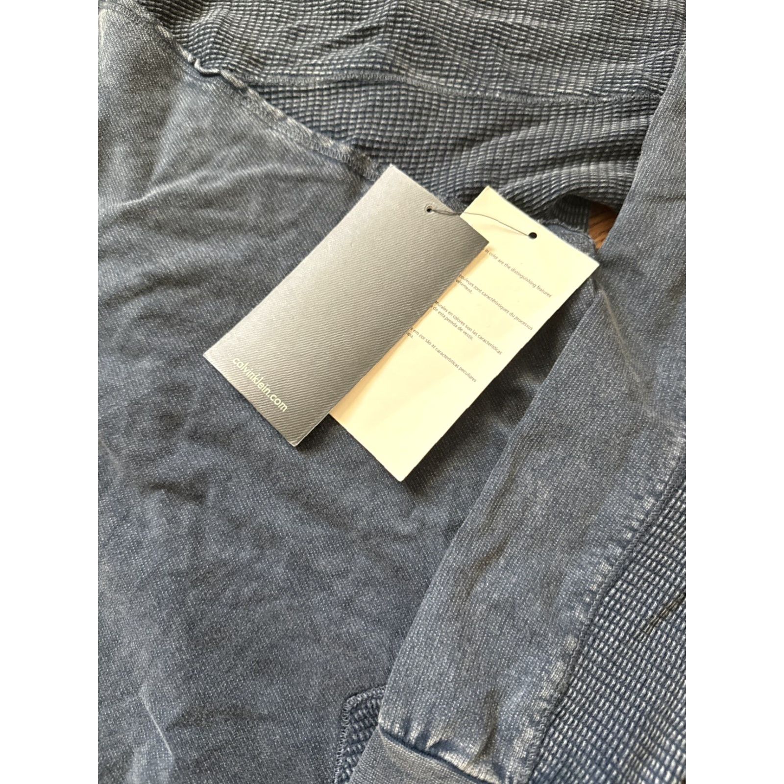 Calvin Klein VINTAGE Calvin Klein Hoodie S Blue Distressed NEW Size US S / EU 44-46 / 1 - 4 Thumbnail