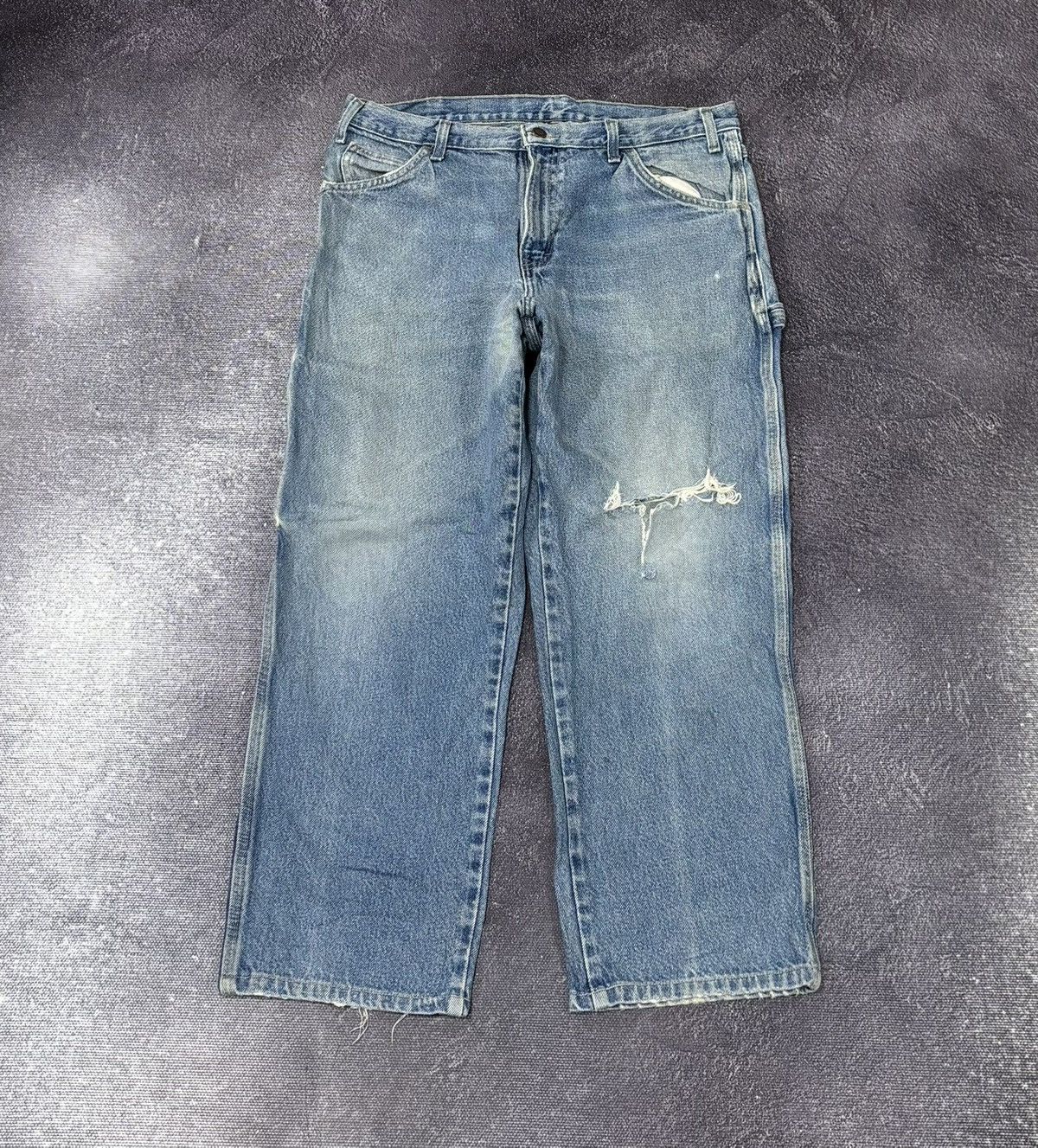 Dickies Vintage Dickies Y2K American Faded Blue Denim Jeans Size US 34 / EU 50 - 2 Thumbnail