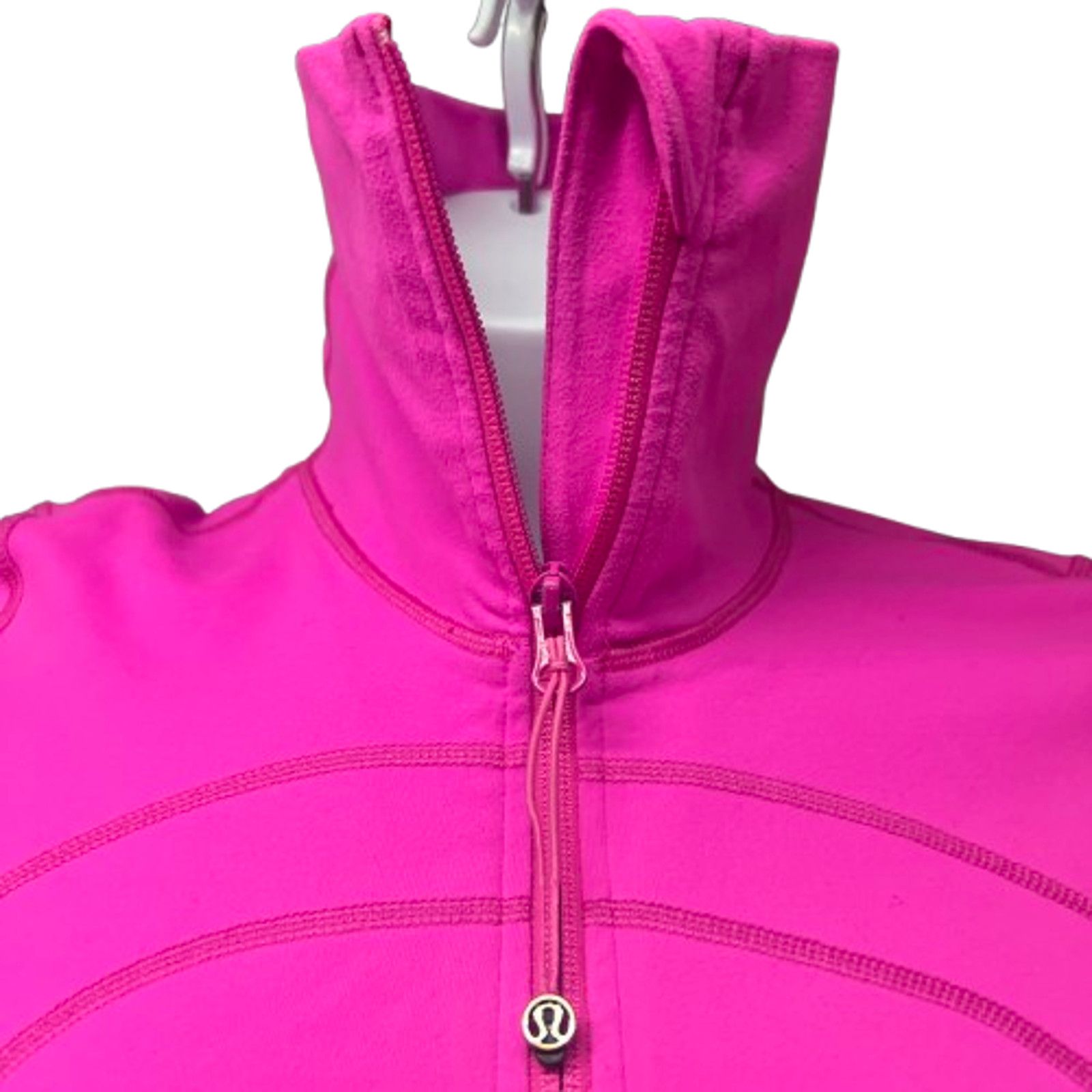 Lululemon Lululemon In Stride Hot Pink Zip Up Track Jacket Sz 8 Size M / US 6-8 / IT 42-44 - 6 Thumbnail
