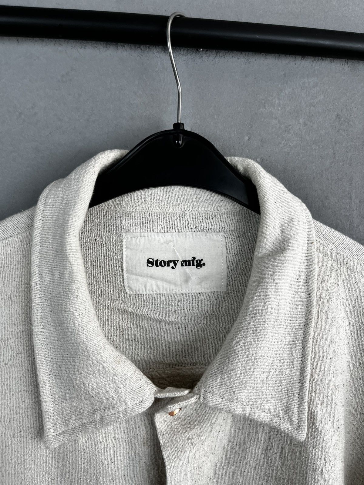 Story Mfg. Story Mfg Tuesday Jacket Ecru Handloom Size US XL / EU 56 / 4 - 2 Thumbnail
