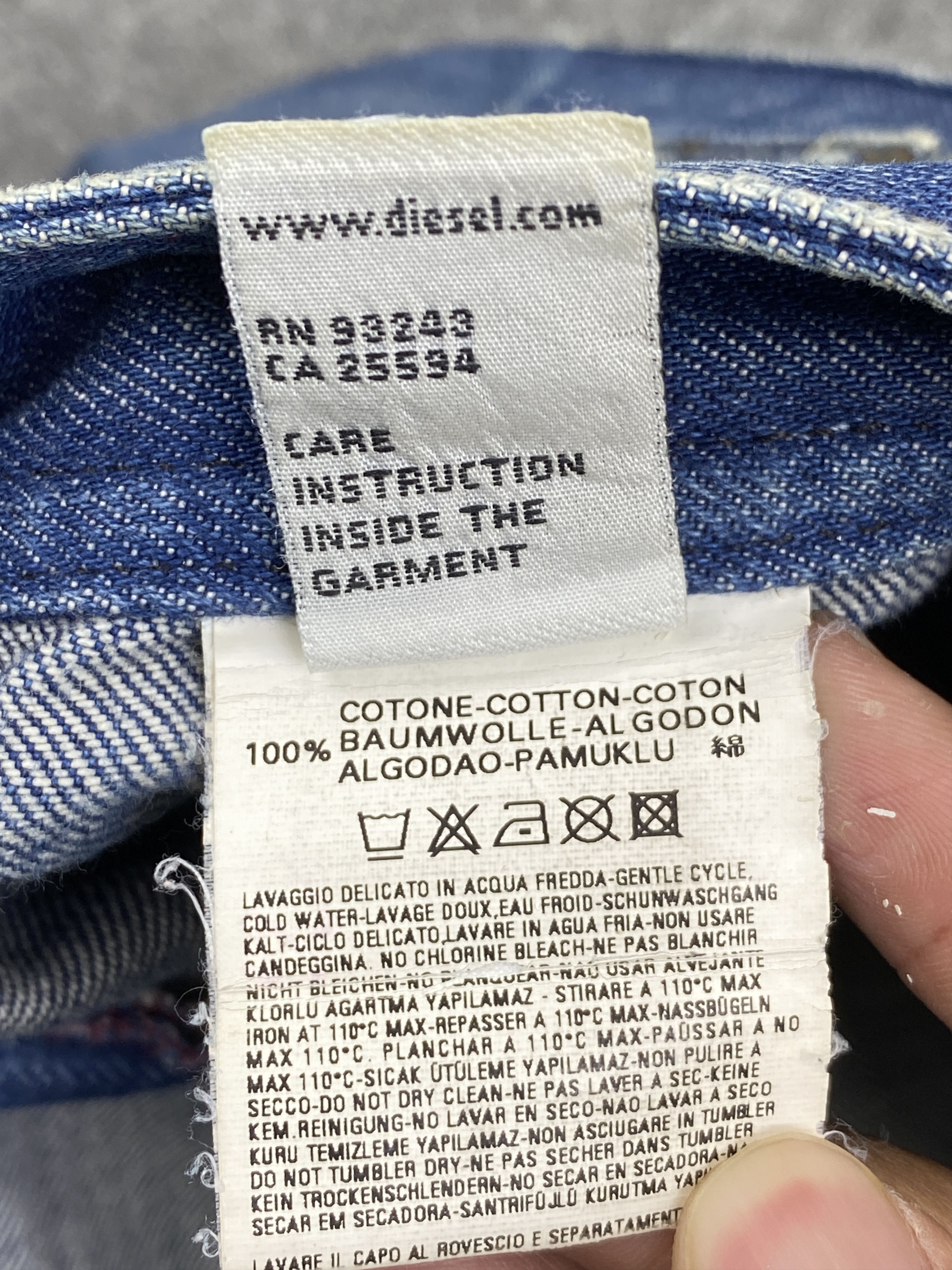 Diesel Vintage Diesel Multi Pocket Denim Blue Jeans DP2744 Size US 28 / EU 44 - 8 Thumbnail