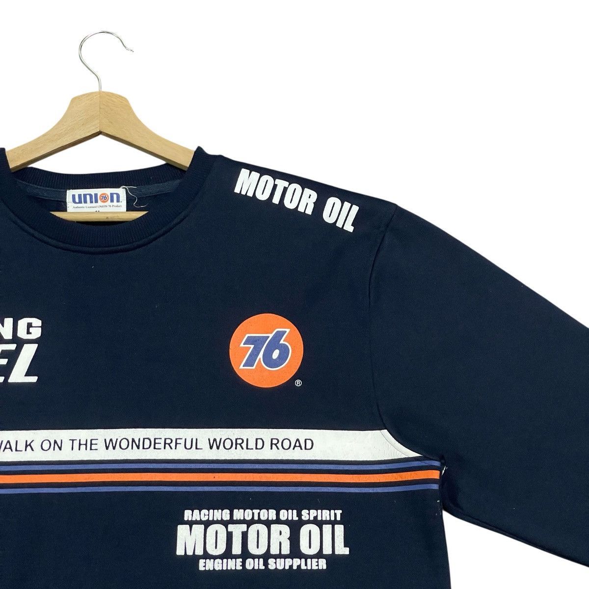 Sports Specialties Vintage 90s Union 76 Lubricants Racing Sweatshirt Size US XXL / EU 58 / 5 - 2 Thumbnail