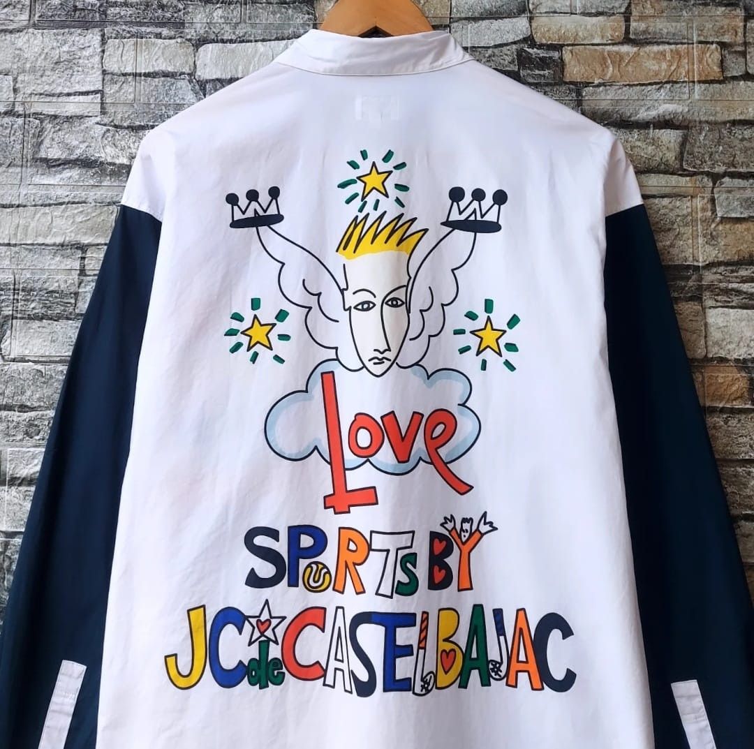 Jean Charles De Castelbajac Vintage Jean Charles De Castelbajac Long Sleeve Button Shirt Size US L / EU 52-54 / 3 - 4 Thumbnail
