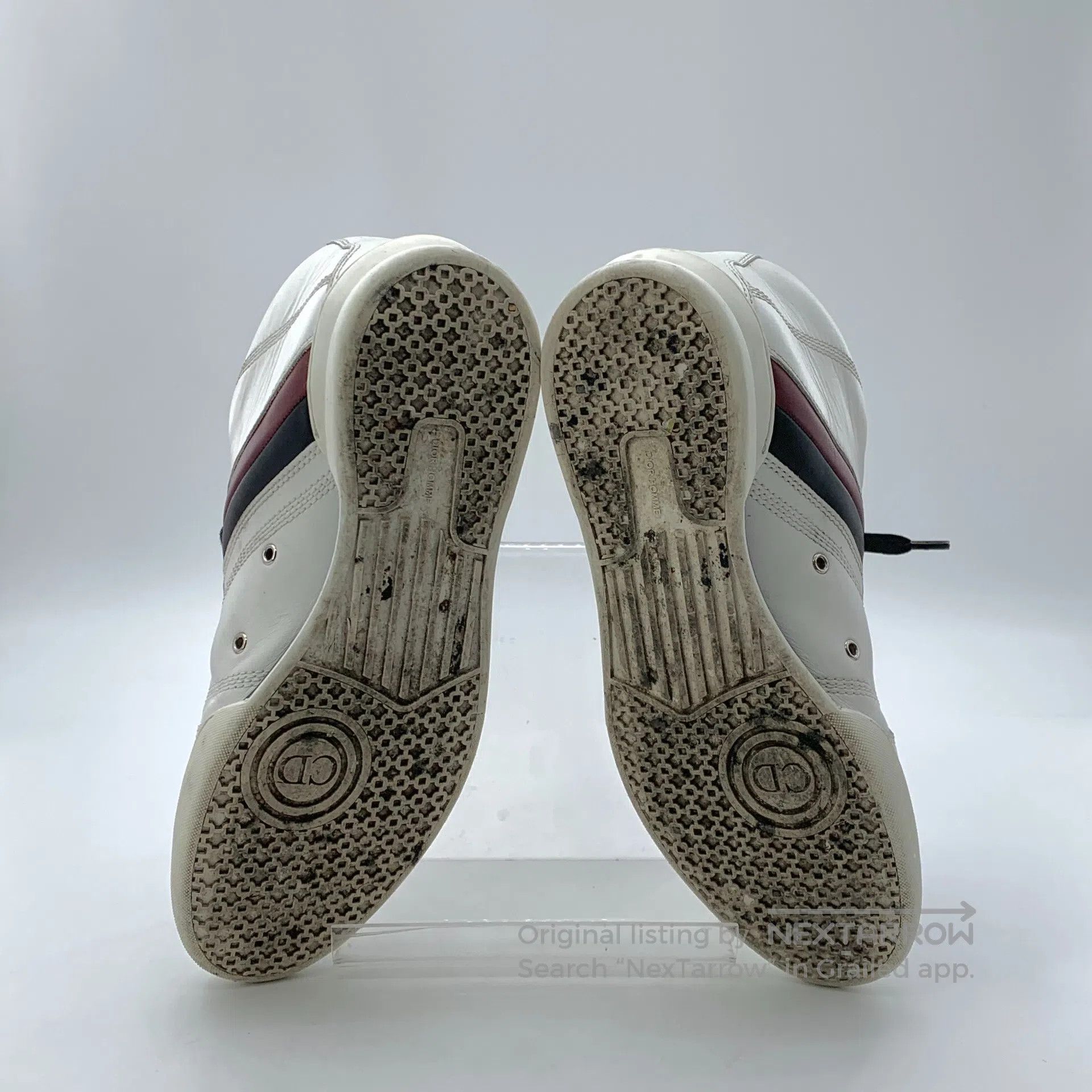 Dior Dior White laced casual flat mid-top board shoes| Size US 6 / EU 39 - 5 Thumbnail