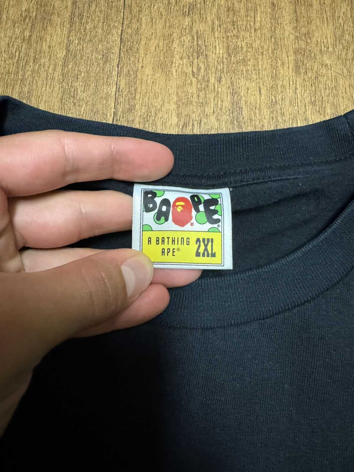 Bape Neon Side Big Ape Head Tee Size US XXL / EU 58 / 5 - 4 Thumbnail