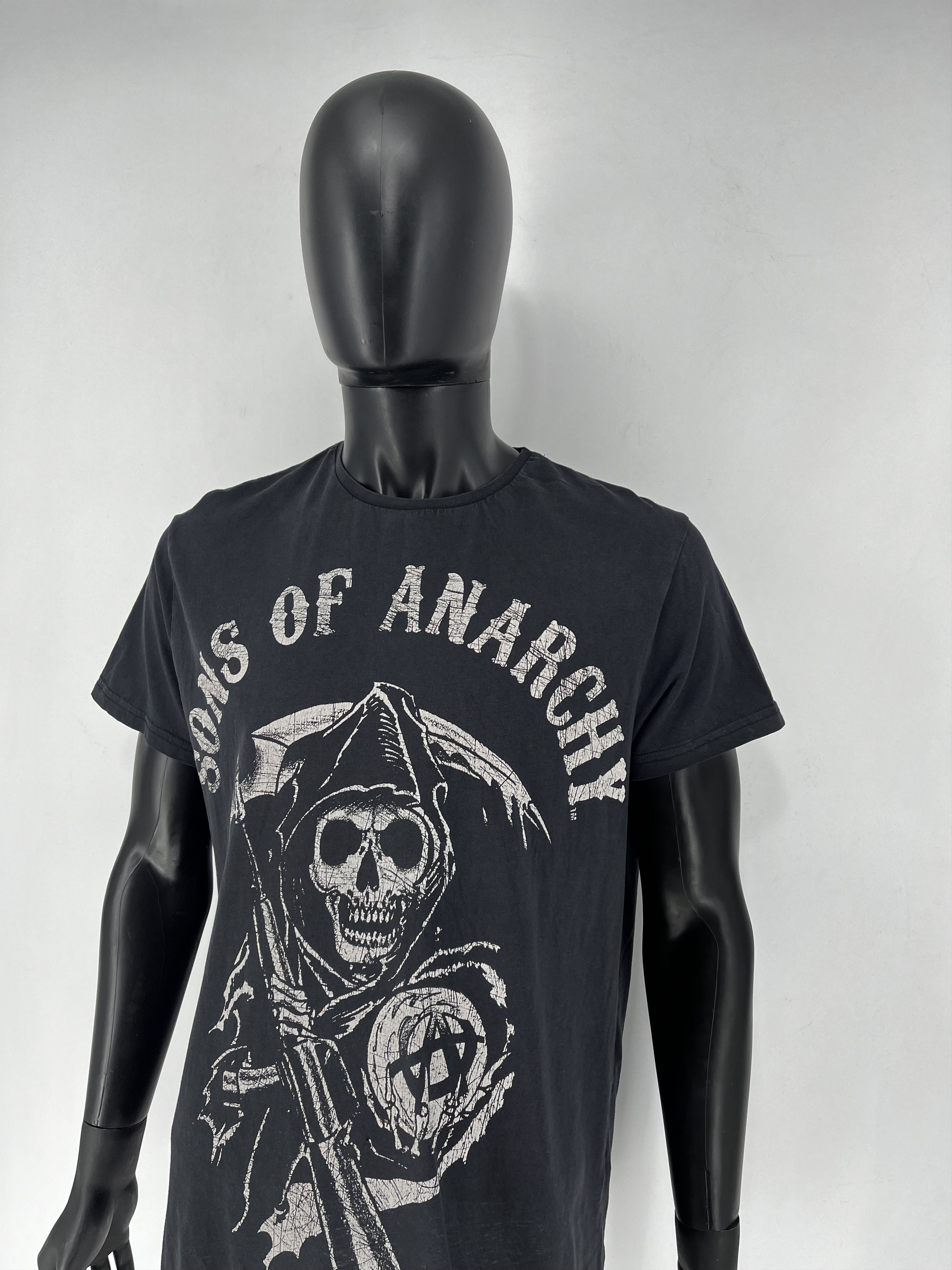Band Tees × Vintage Vintage SOA Sons Of Anarchy Vintage Band Graphic Tee Faded Size US XL / EU 56 / 4 - 4 Thumbnail