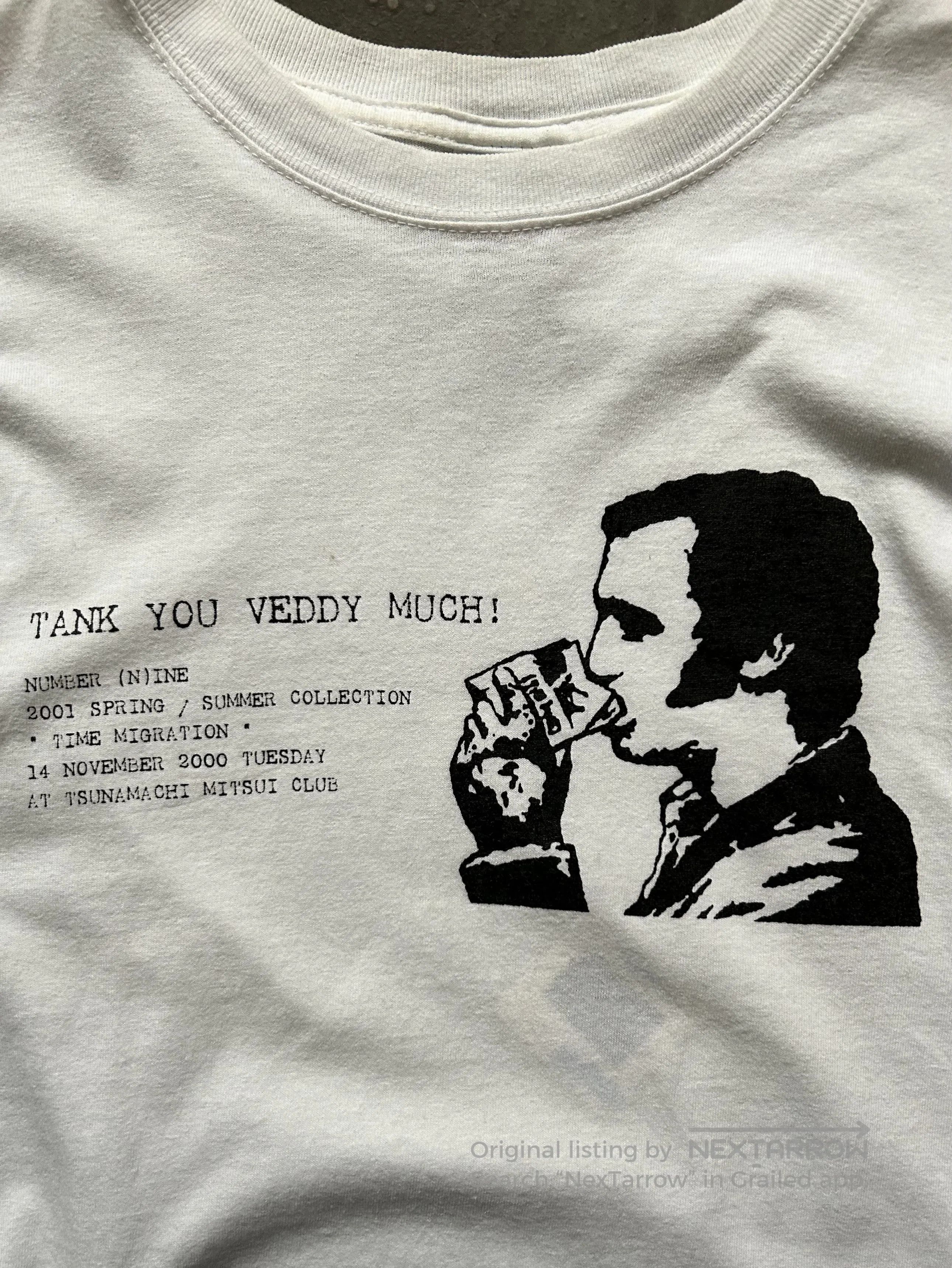 Number (N)ine Number(N)ine 2001ss Portrait Tee. Size US M / EU 48-50 / 2 - 6 Thumbnail