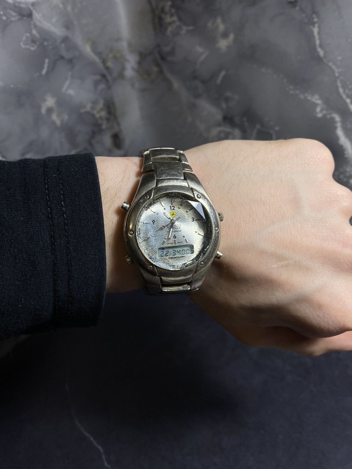 Japanese Brand × Vintage Rare Japanese sports watch with chronograph Size ONE SIZE - 4 Thumbnail