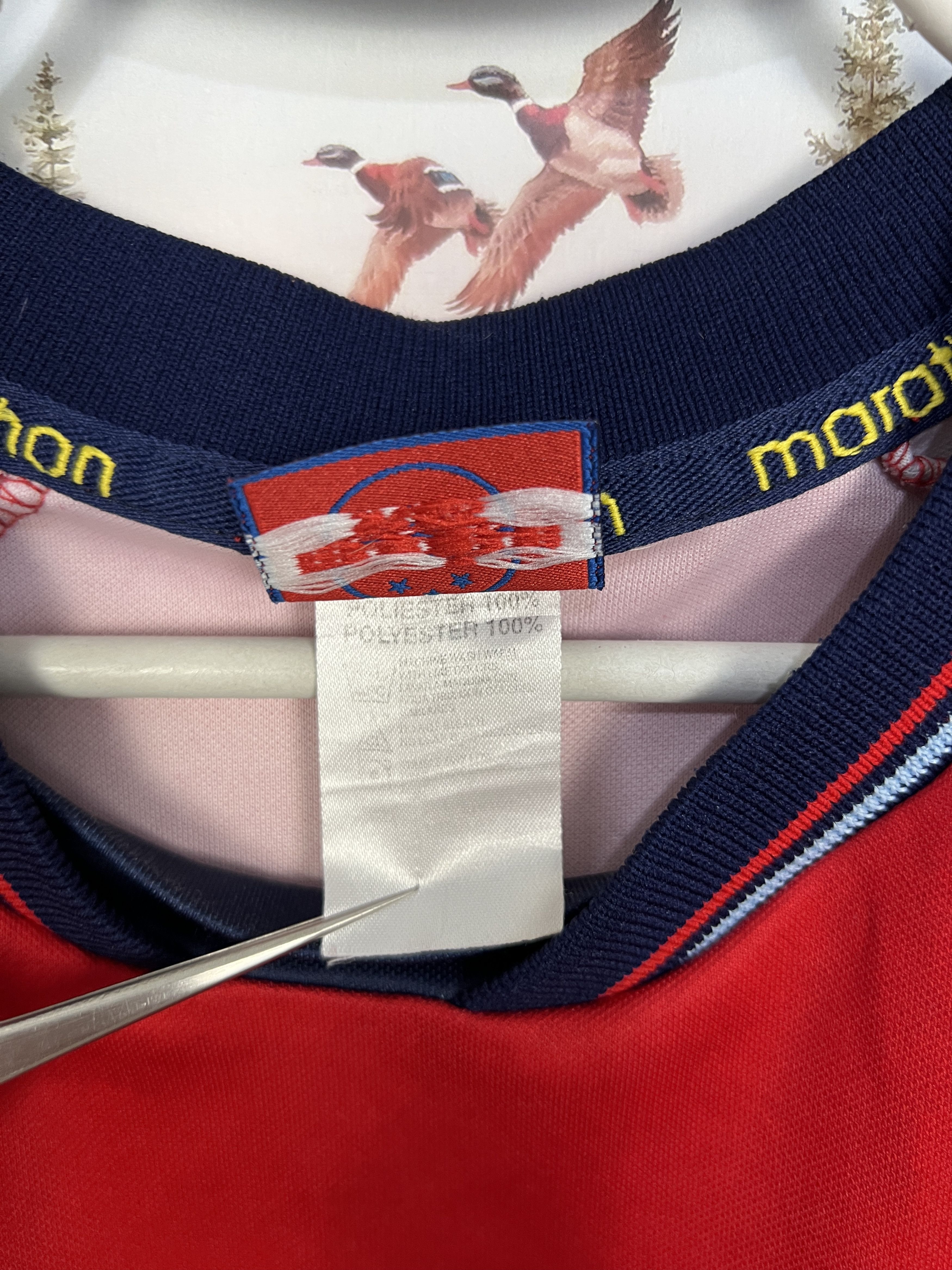Vintage El Nacional de Quito Home football shirt 2003 Marathon Mens Size US M / EU 48-50 / 2 - 8 Thumbnail