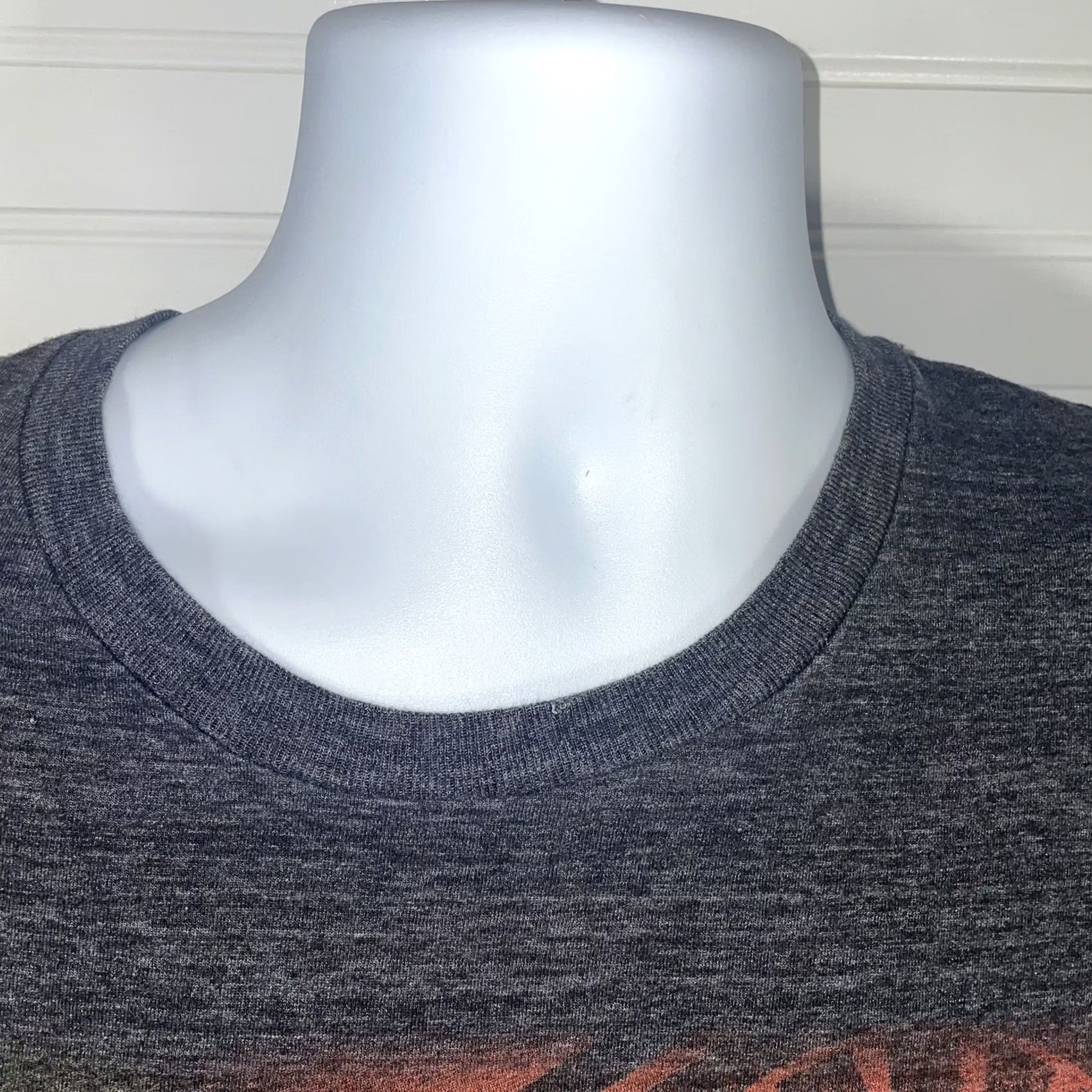 Star Wars Star Wars Storm Trooper T-Shirt Mens 2XL Heather Gray Knit Shirt - 24" Pit to Pit, 29.5" Length - Recycled Size US XXL / EU 58 / 5 - 3 Thumbnail