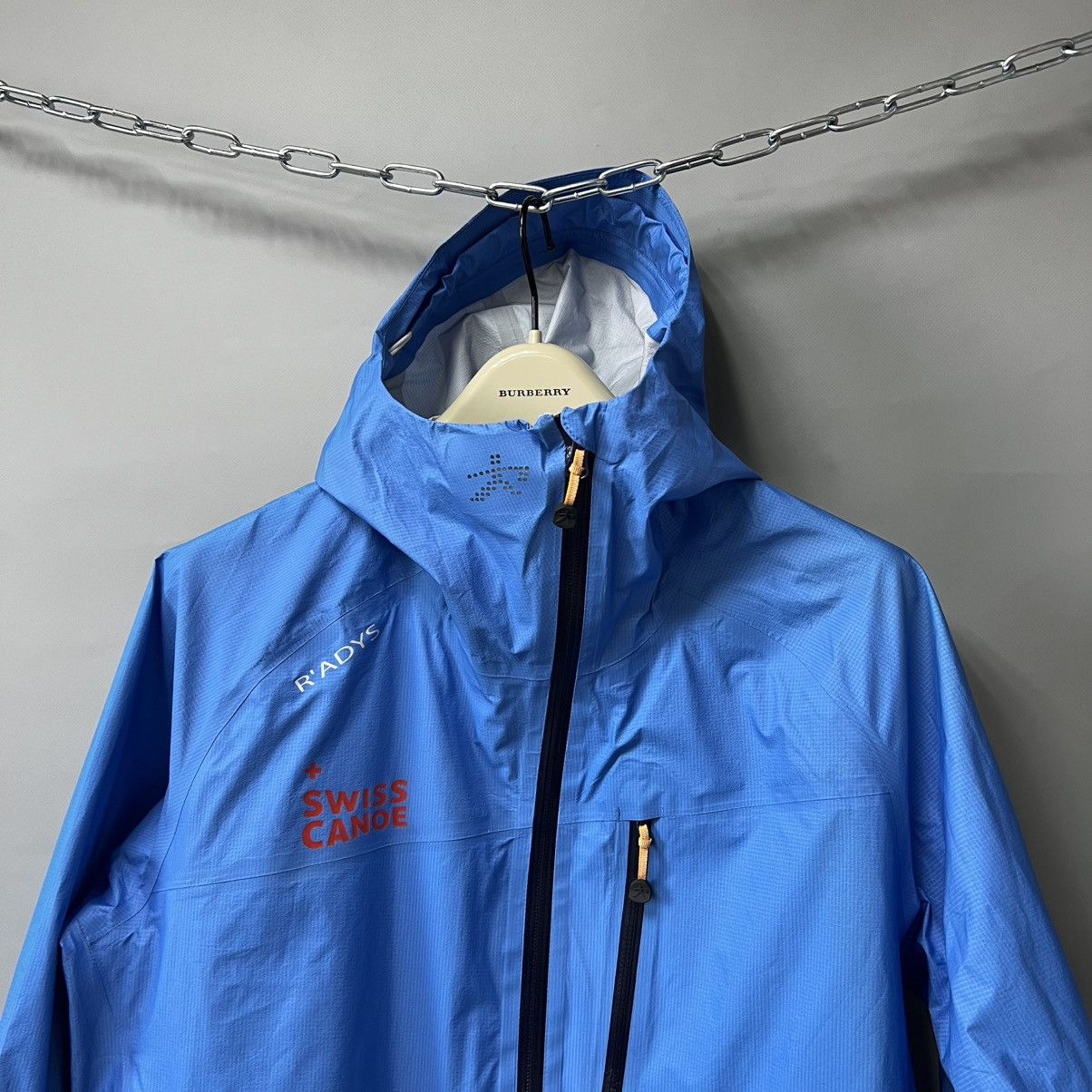 Goretex R'ADYS WINDBREAKER WATERPROOF JACKET OUTDOOR BLUE SWISS Y2K Size US L / EU 52-54 / 3 - 4 Thumbnail