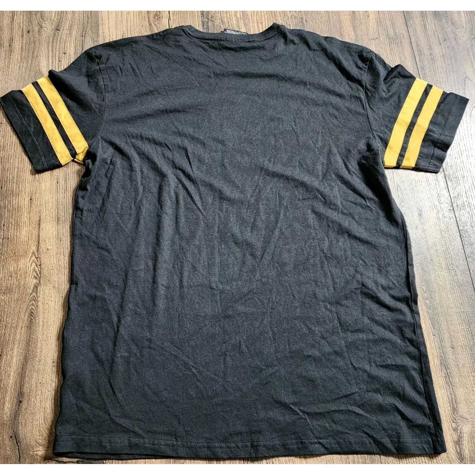 Vintage Guinness Mens T-Shirt Black Harp Crew Neck Short Sleeve Large Cotton Officially Licensed"} Size US L / EU 52-54 / 3 - 2 Thumbnail