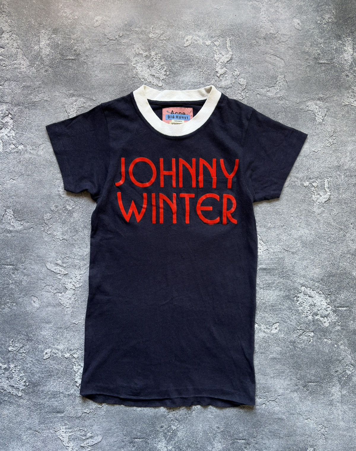 Acne Studios Rare Acne Studios Bla Konst Johnny Winter T-Shirt Size XS Size XS / US 0-2 / IT 36-38 - 1 Thumbnail