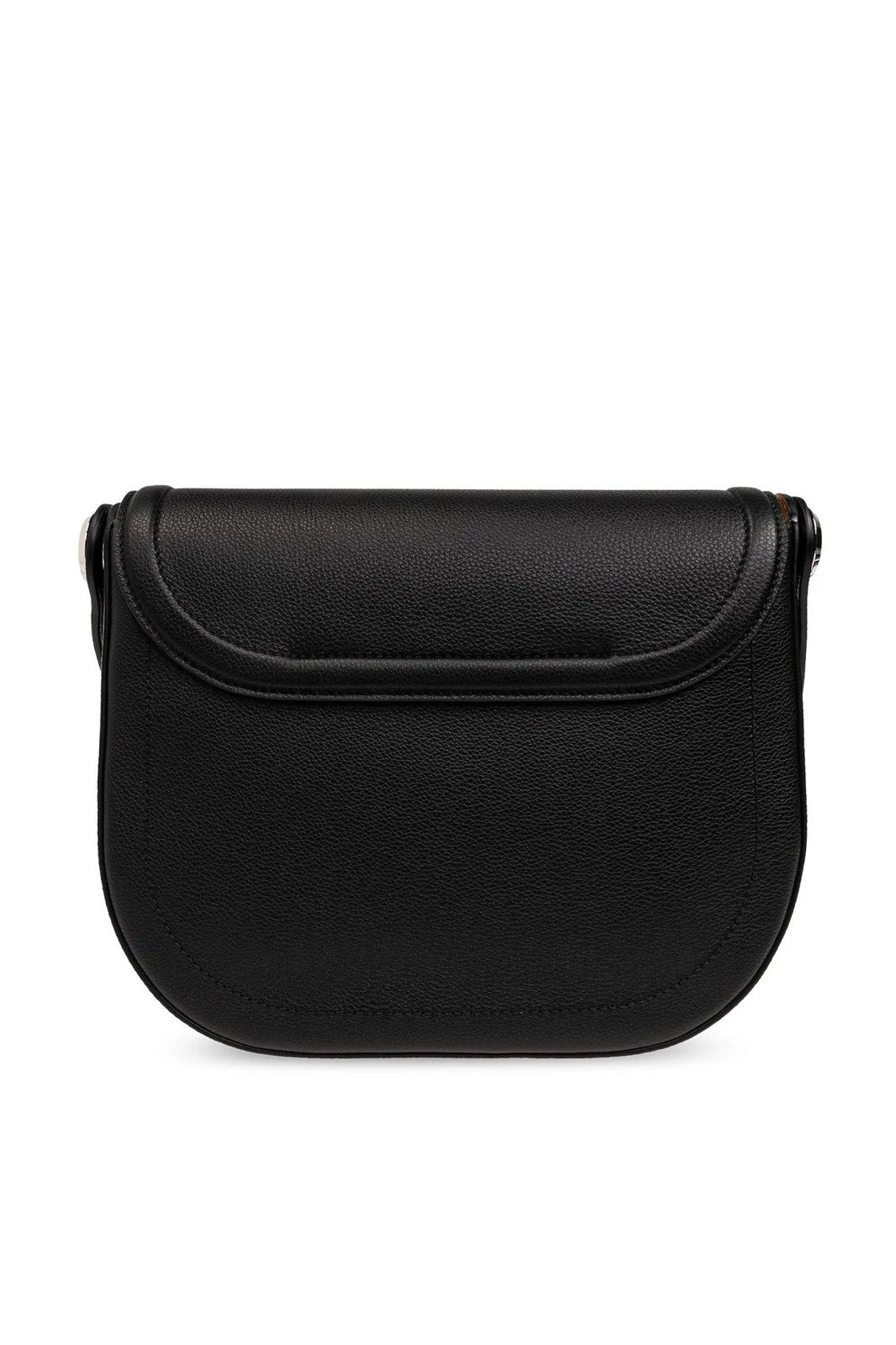 Fendi o1mtch0225 Leather Chiodo Messenger in Black Size ONE SIZE - 2 Thumbnail