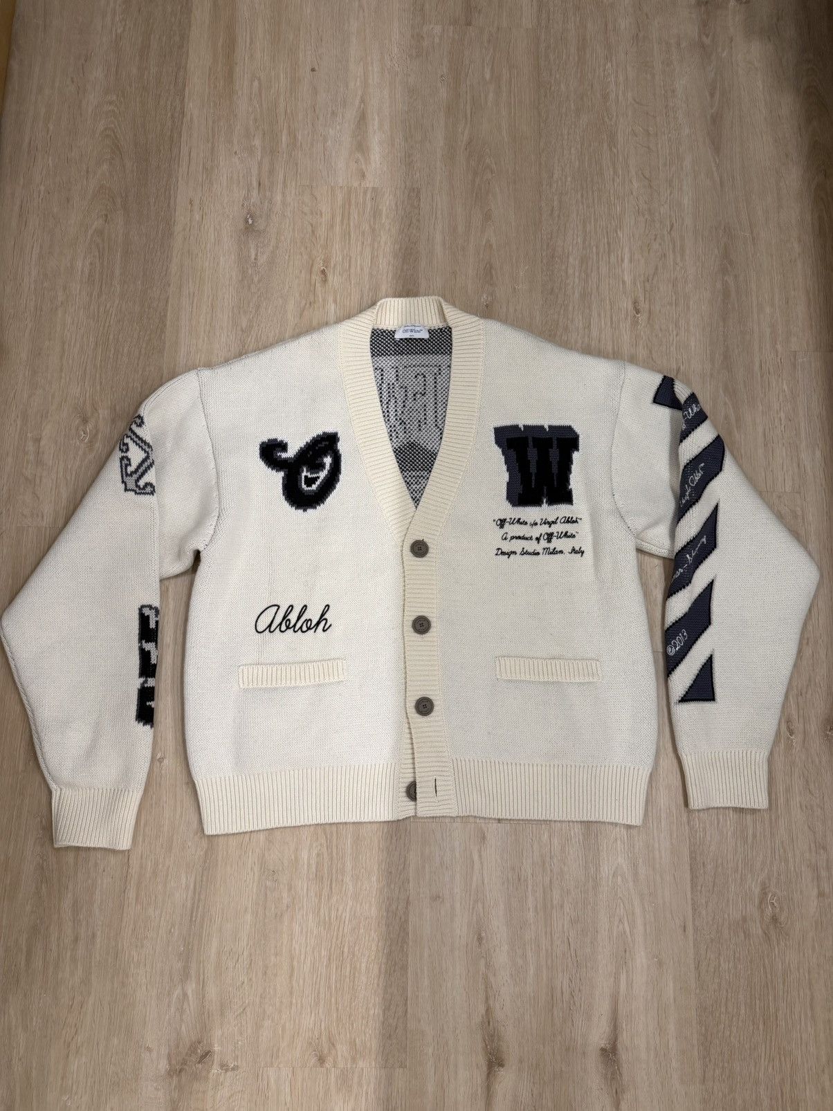 Off white cream cardigan