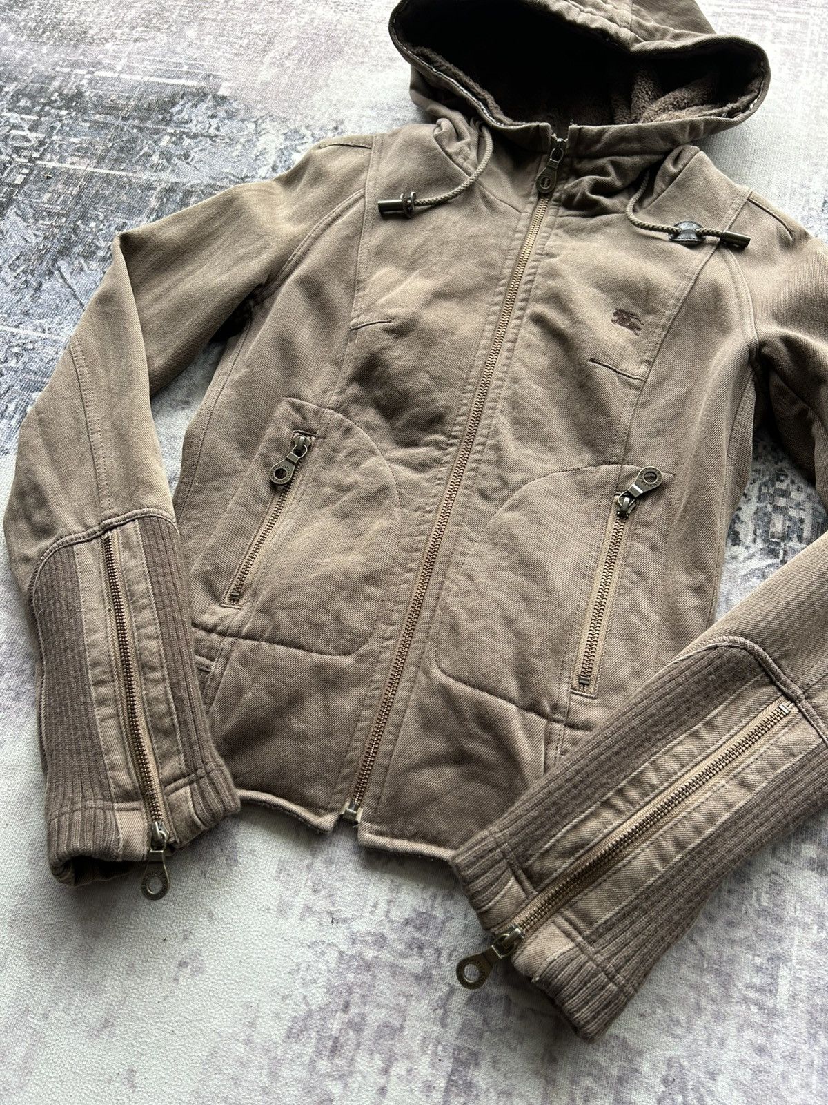 Burberry Burberry Brown Tactical Jacket Size XS / US 0-2 / IT 36-38 - 2 Thumbnail