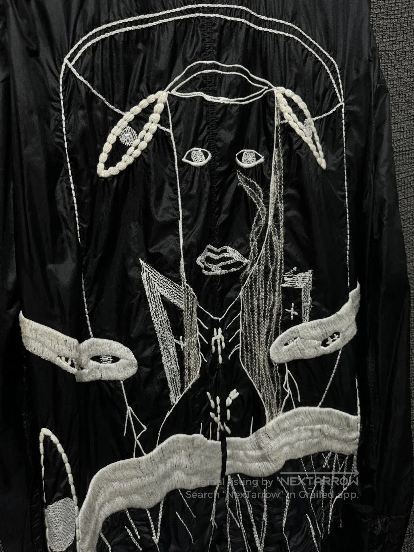 Rick Owens rick owens embroidered windbreaker coat. Size US M / EU 48-50 / 2 - 6 Thumbnail