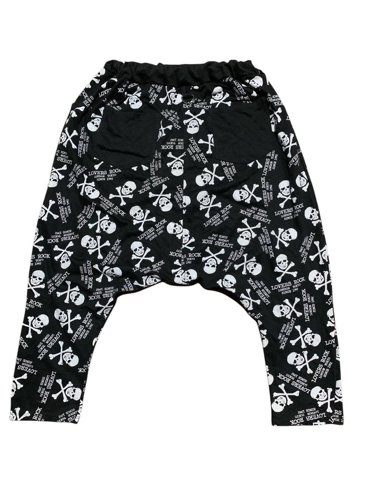 20471120 × Beauty Beast × KMRii 2000s SuperLovers - skull print longrise harem pants Size US 31 - 3 Thumbnail