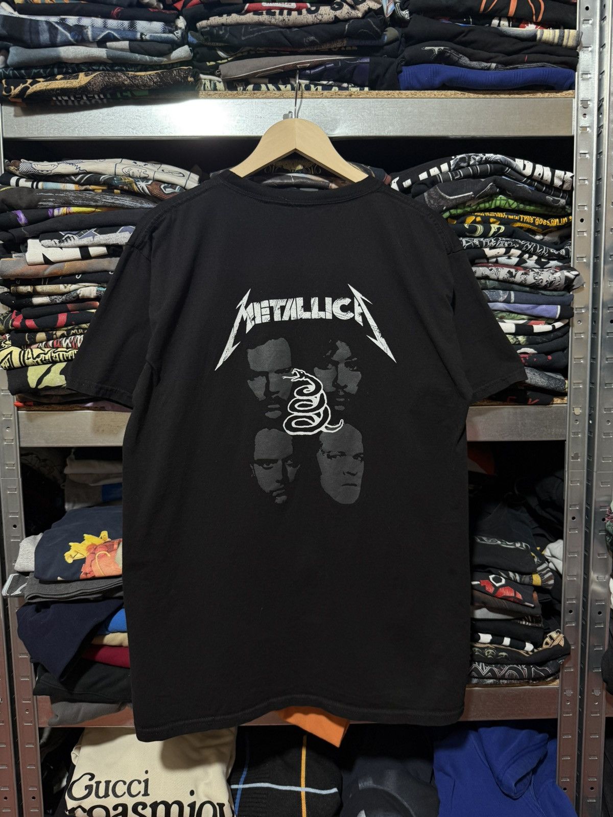 Band Tees Vintage 2000’s Metallica Black Album Rock Band T-Shirt Y2K Size US XL / EU 56 / 4 - 2 Thumbnail