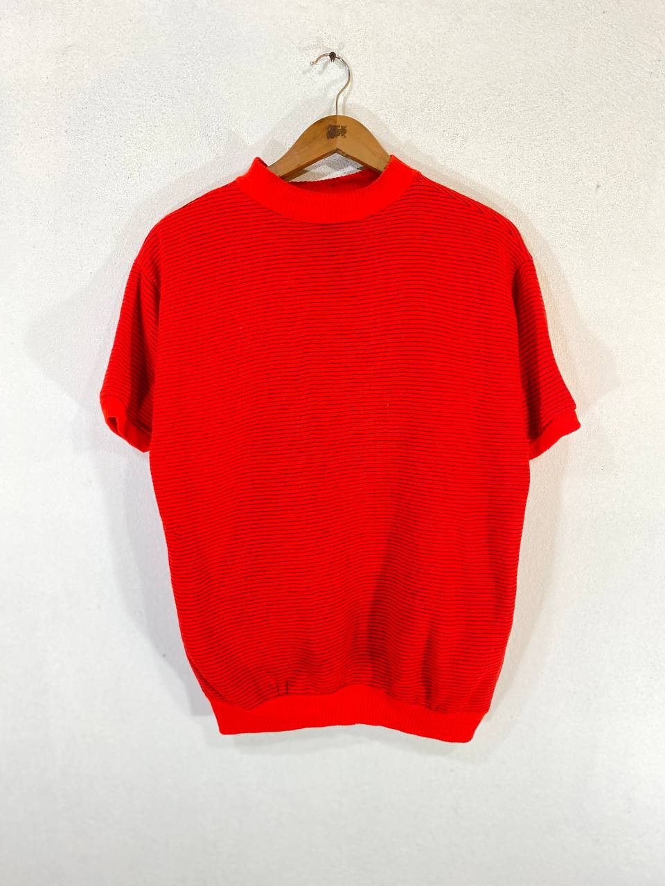 Vintage Towncraft Shortsleeves Sweatshirt Stripped Designs