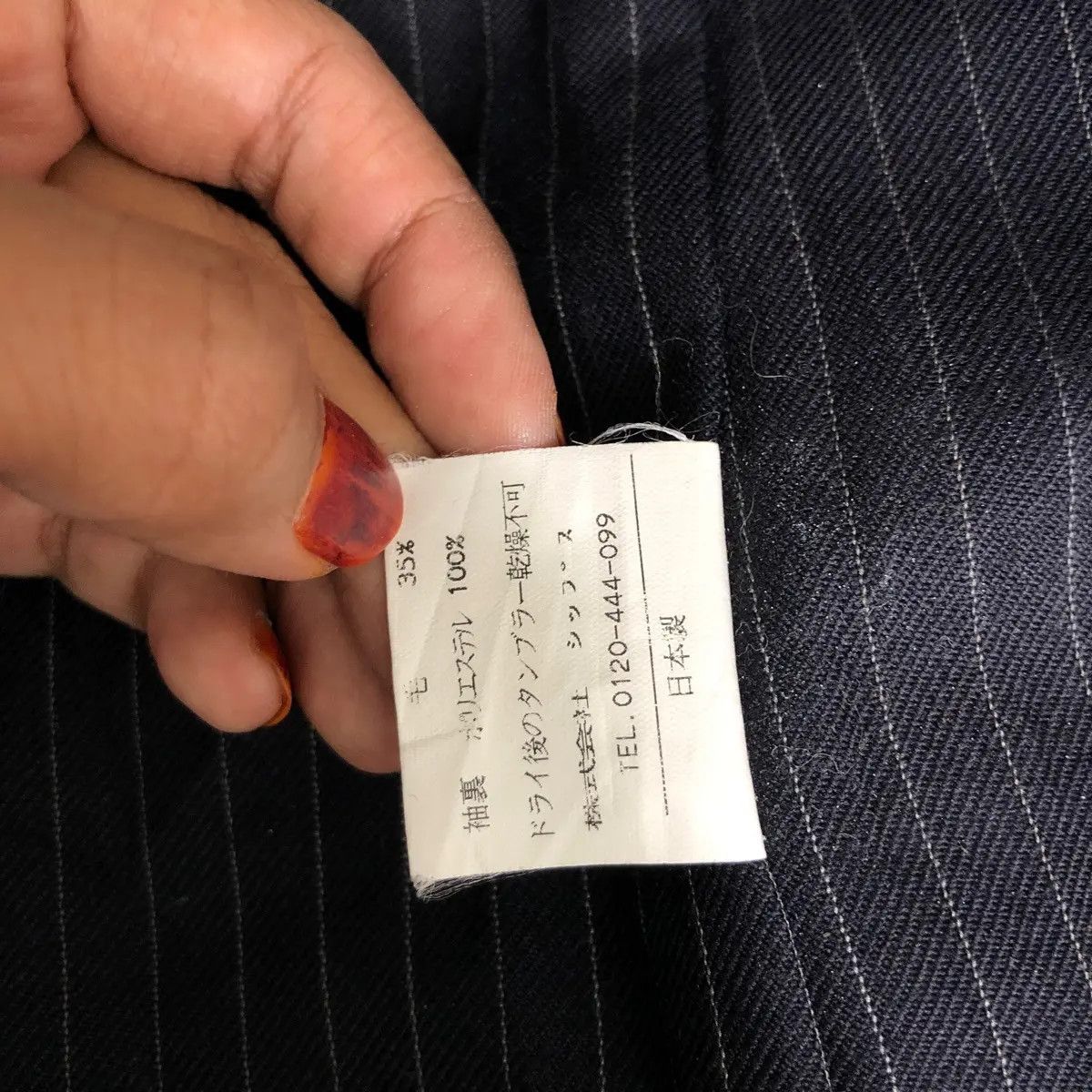 SHIPS Vtg SHIPS JAPAN DESIGNER Minimalist Parka Wool Coat Jacket Size M / US 6-8 / IT 42-44 - 6 Thumbnail