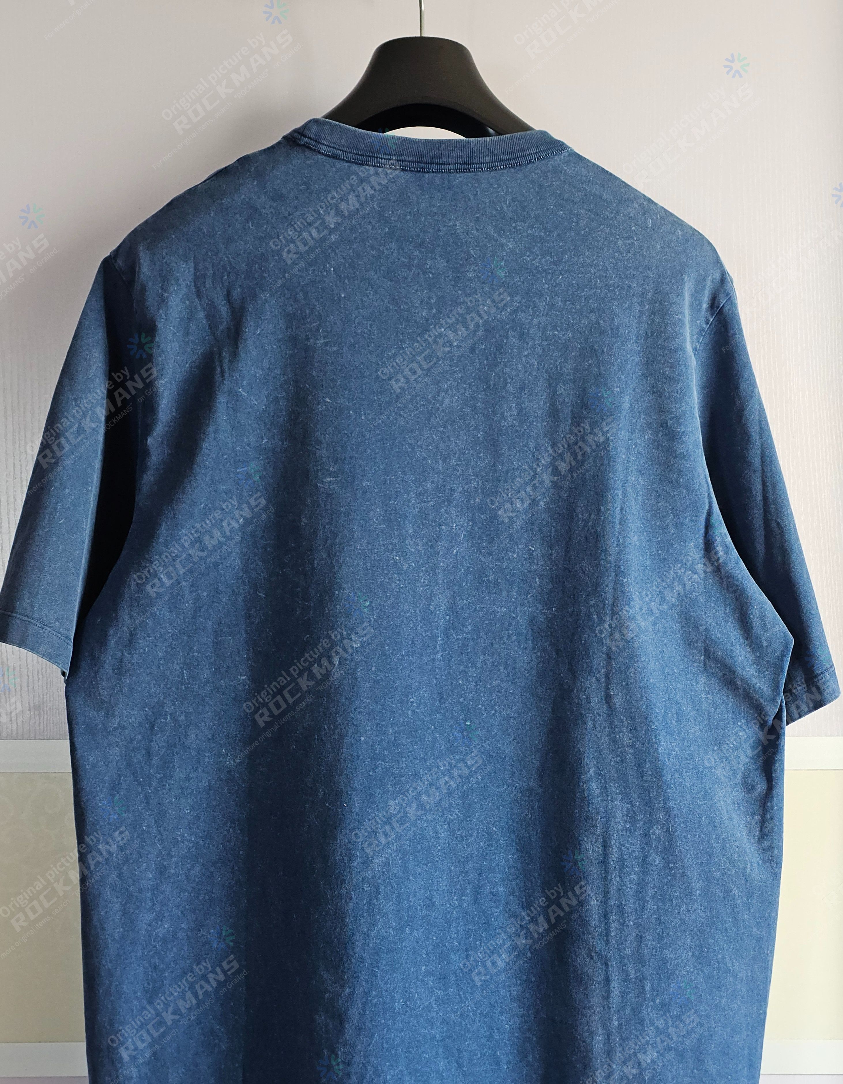 Fendi Fendi Silver Metal Logo Crew Oversize T-Shirt Size L Size US L / EU 52-54 / 3 - 5 Thumbnail
