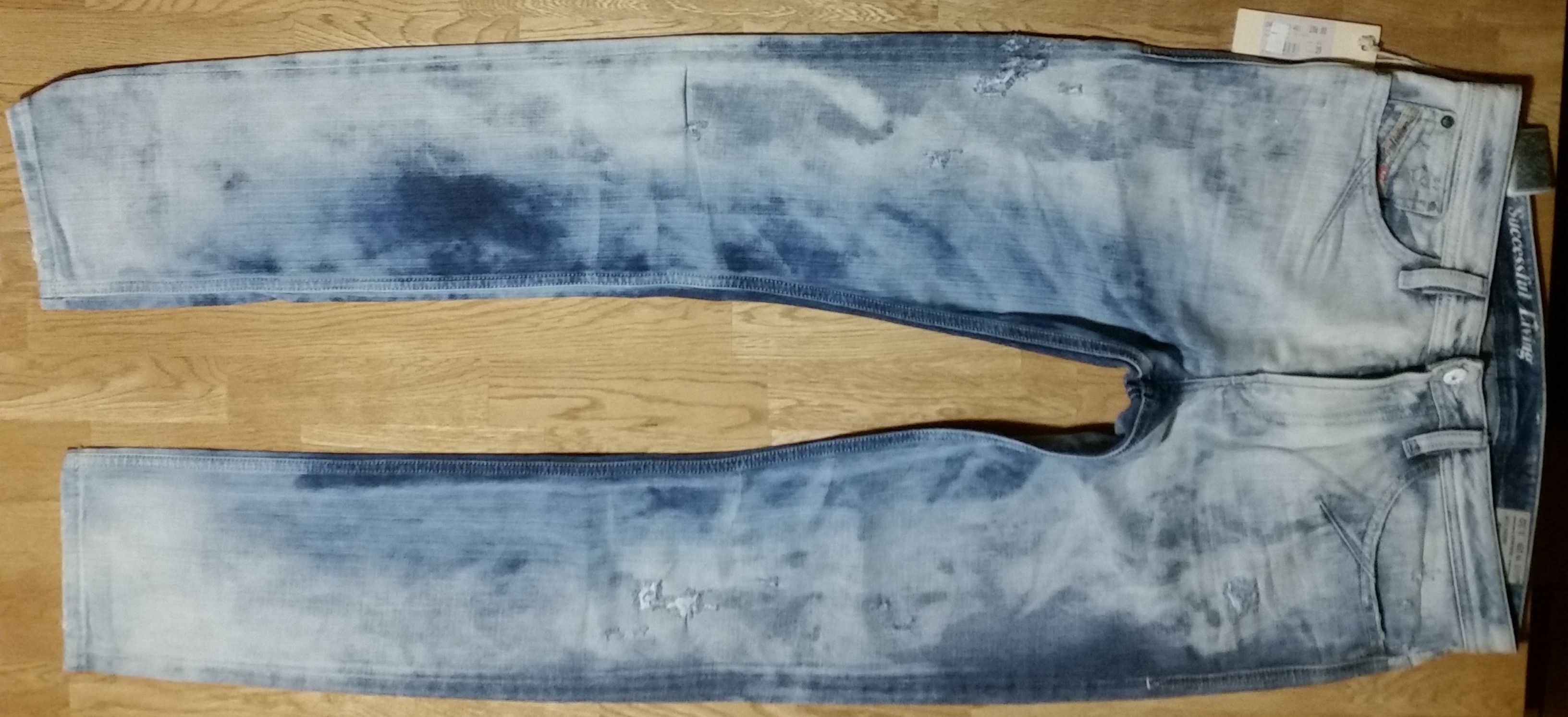 Diesel × Vintage rare DIESEL DNA Mutation SHIONER W30 L32 slim skinny W29 L34 Size US 30 / EU 46 - 10 Thumbnail