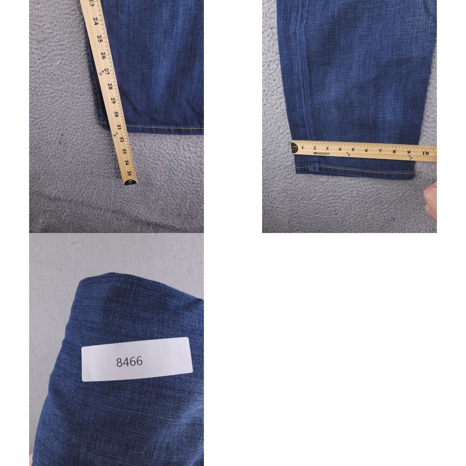Levi's Levi's Jeans Mens 42x31 Blue 505 Dark Wash Straight Jeans Mens 42 Blue Size US 42 / EU 58 - 8 Thumbnail
